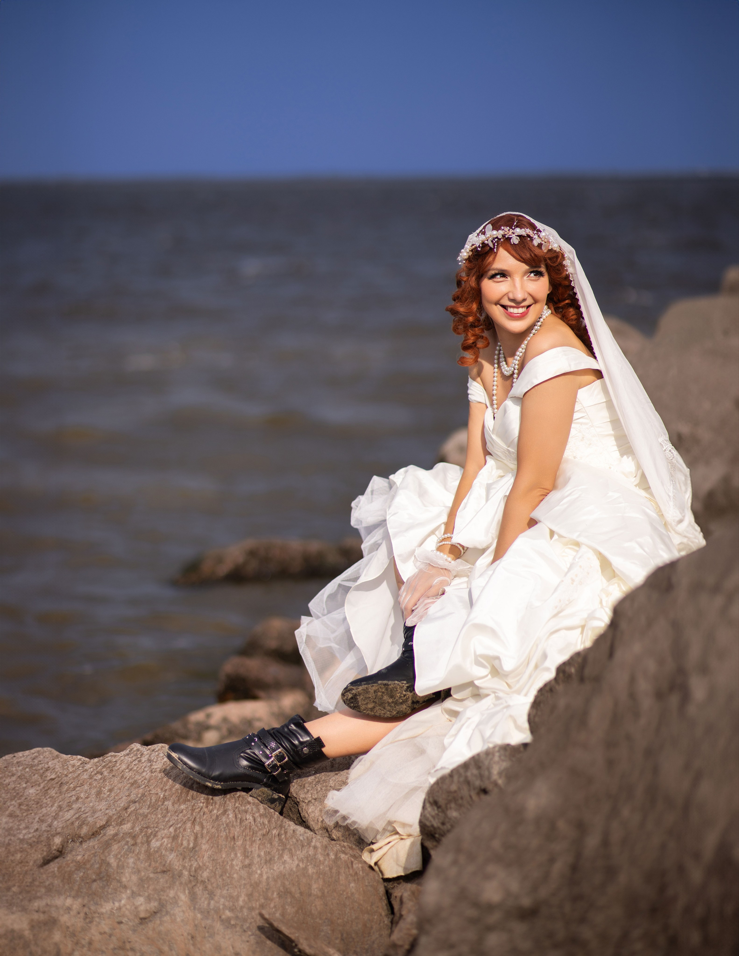 Передвесільна фотопрогулянка по побережжю з Євою. Сімейний та дитячий фотограф Київ, Ірпінь, Буча — Галина Пивоварова