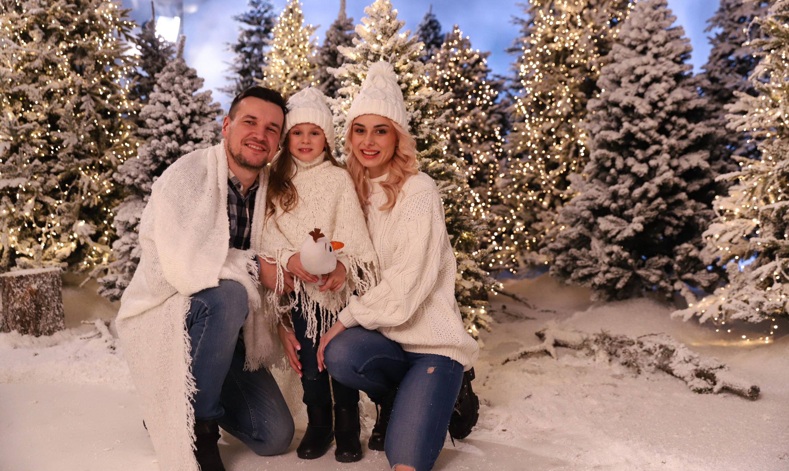 Фотосессия в заснеженном лесу. Сімейний та дитячий фотограф Київ, Ірпінь, Буча — Галина Пивоварова
