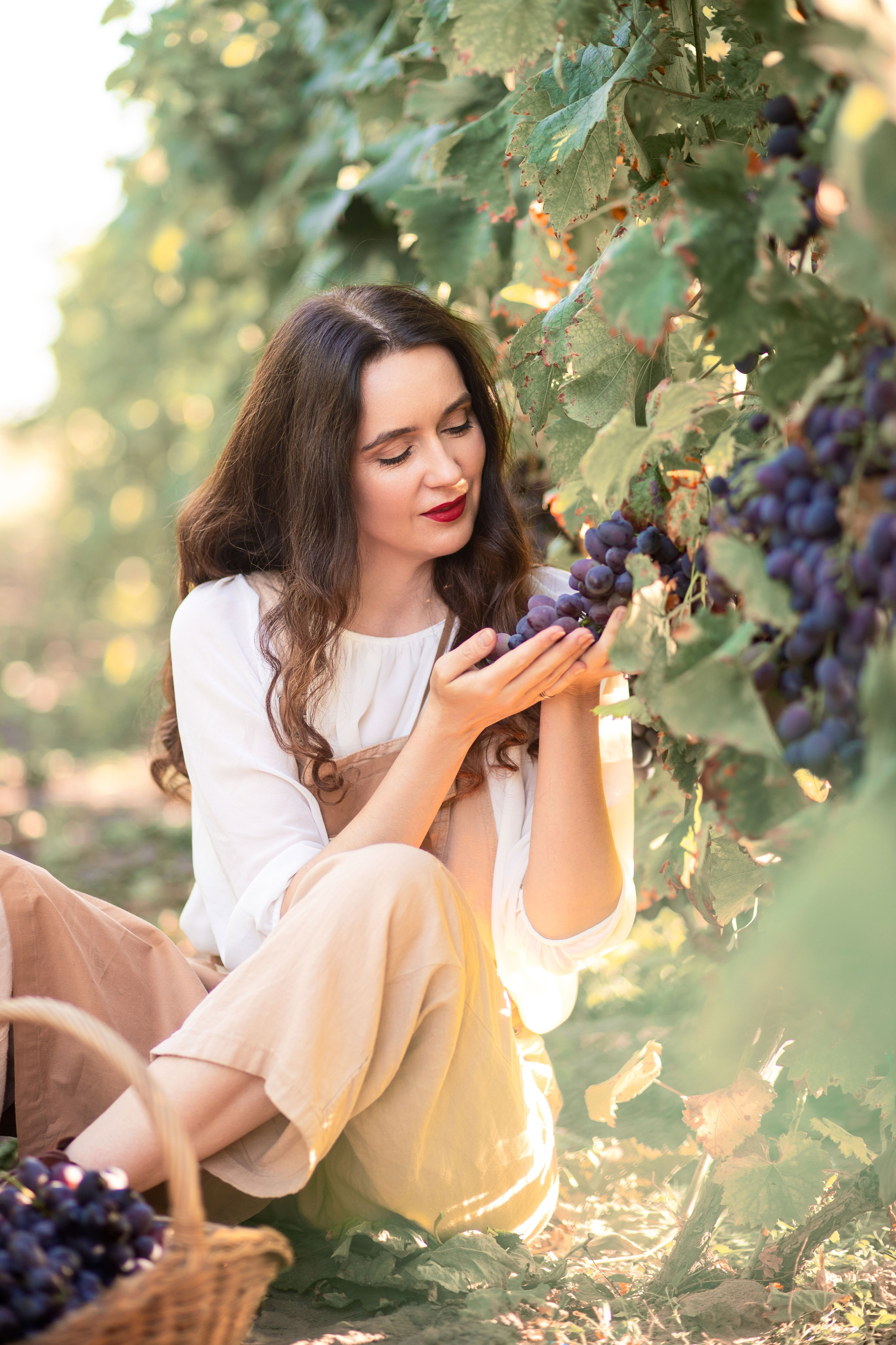 Фотозйомка в винограднику з Тетяною. Сімейний та дитячий фотограф Київ, Ірпінь, Буча — Галина Пивоварова