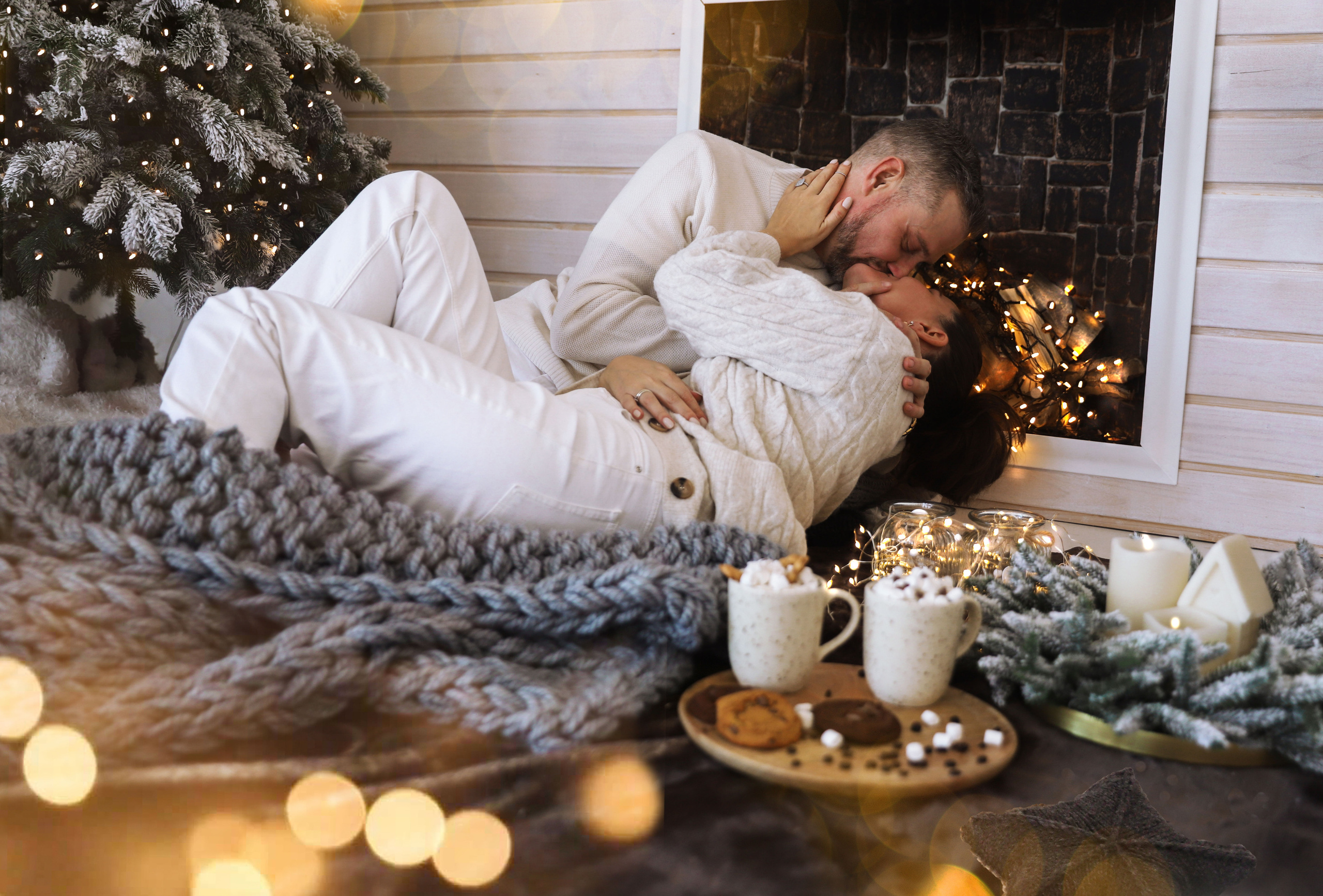 Новорічна Lovestory Наталії та Андрія. Сімейний та дитячий фотограф Київ, Ірпінь, Буча — Галина Пивоварова