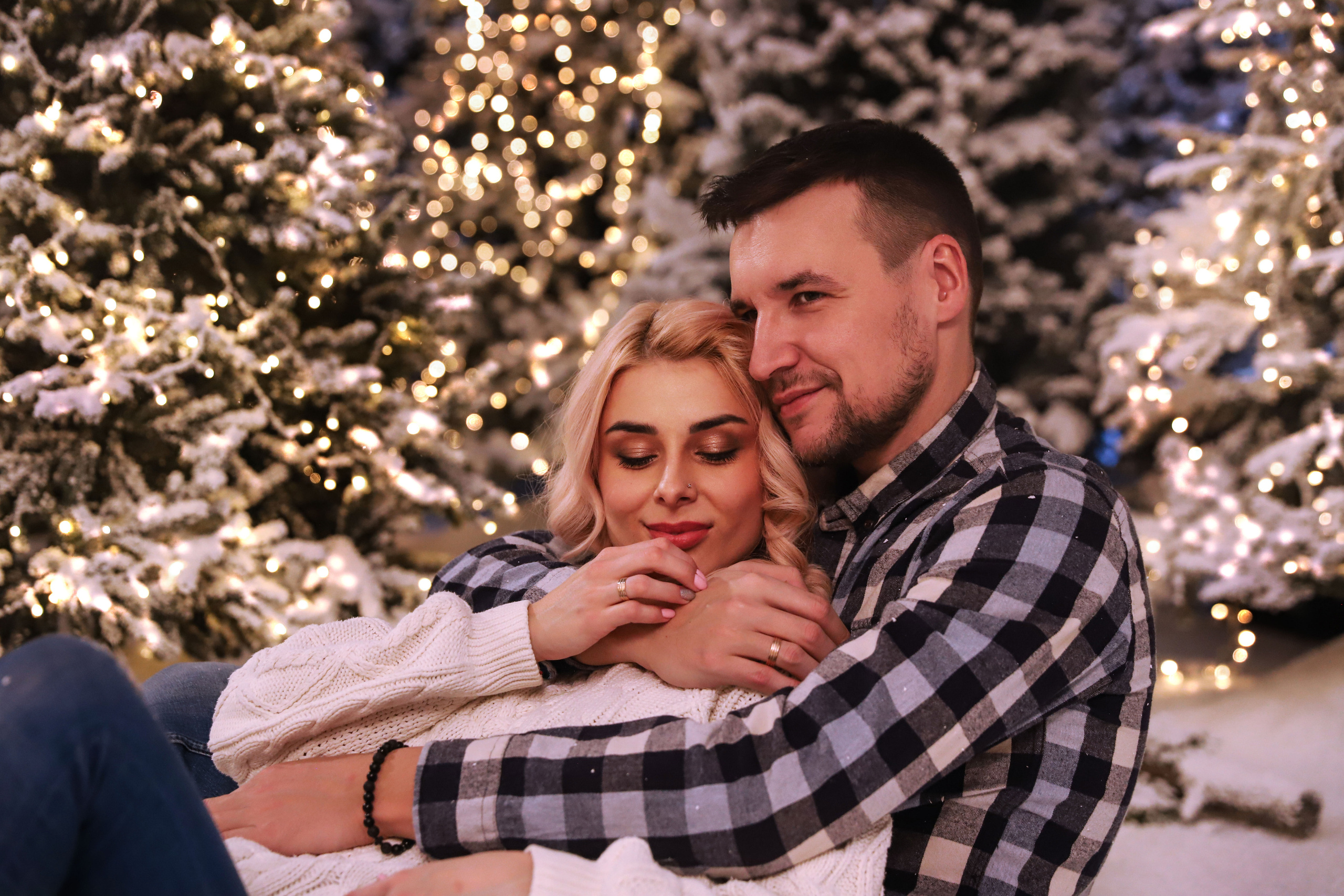 Семейная фотосессия в заснеженном лесу. Сімейний та дитячий фотограф Київ, Ірпінь, Буча — Галина Пивоварова