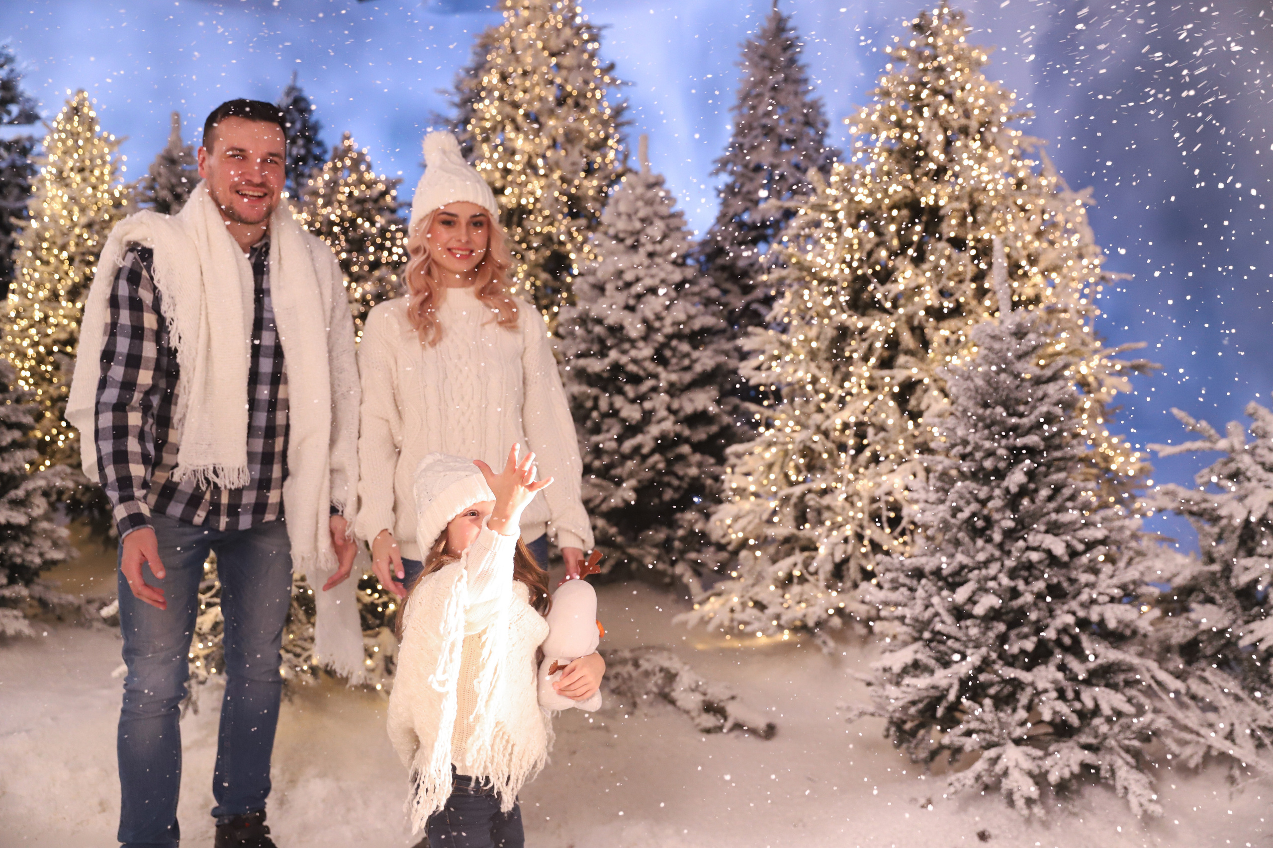 Фотосессия в заснеженном лесу. Сімейний та дитячий фотограф Київ, Ірпінь, Буча — Галина Пивоварова