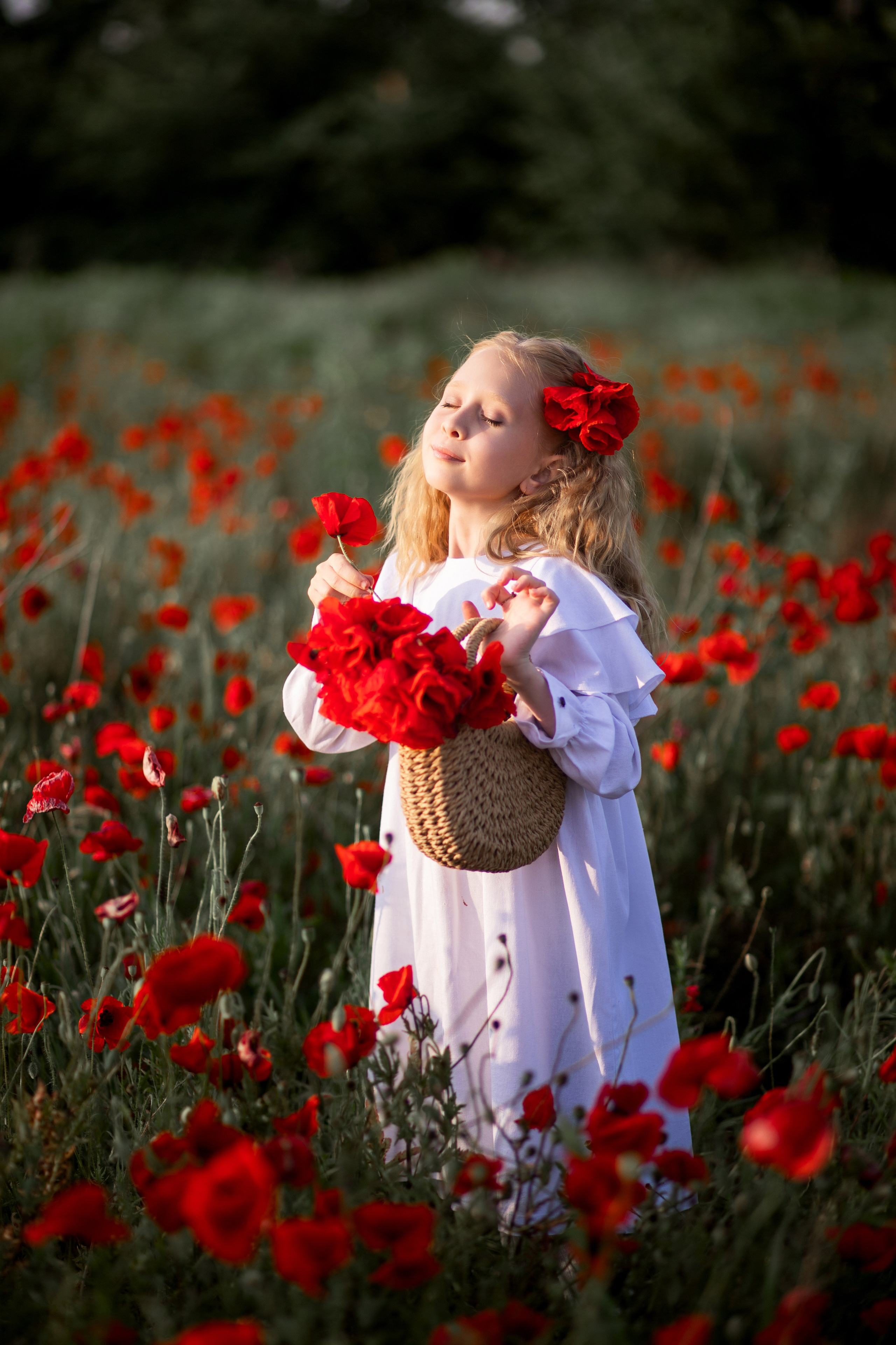 Фотопрогулянка маковим полем з Юлечкою. Сімейний та дитячий фотограф Київ, Ірпінь, Буча — Галина Пивоварова