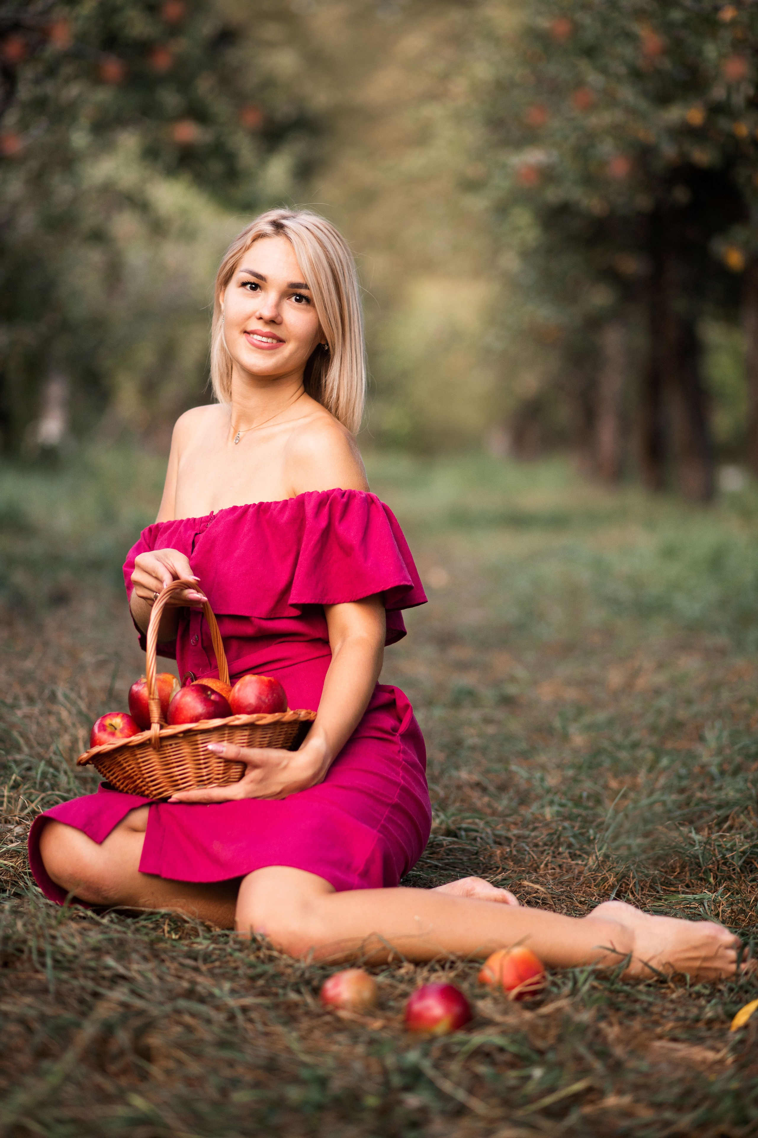 Фотозйомка в осінньому яблуневому саду. Сімейний та дитячий фотограф Київ, Ірпінь, Буча — Галина Пивоварова