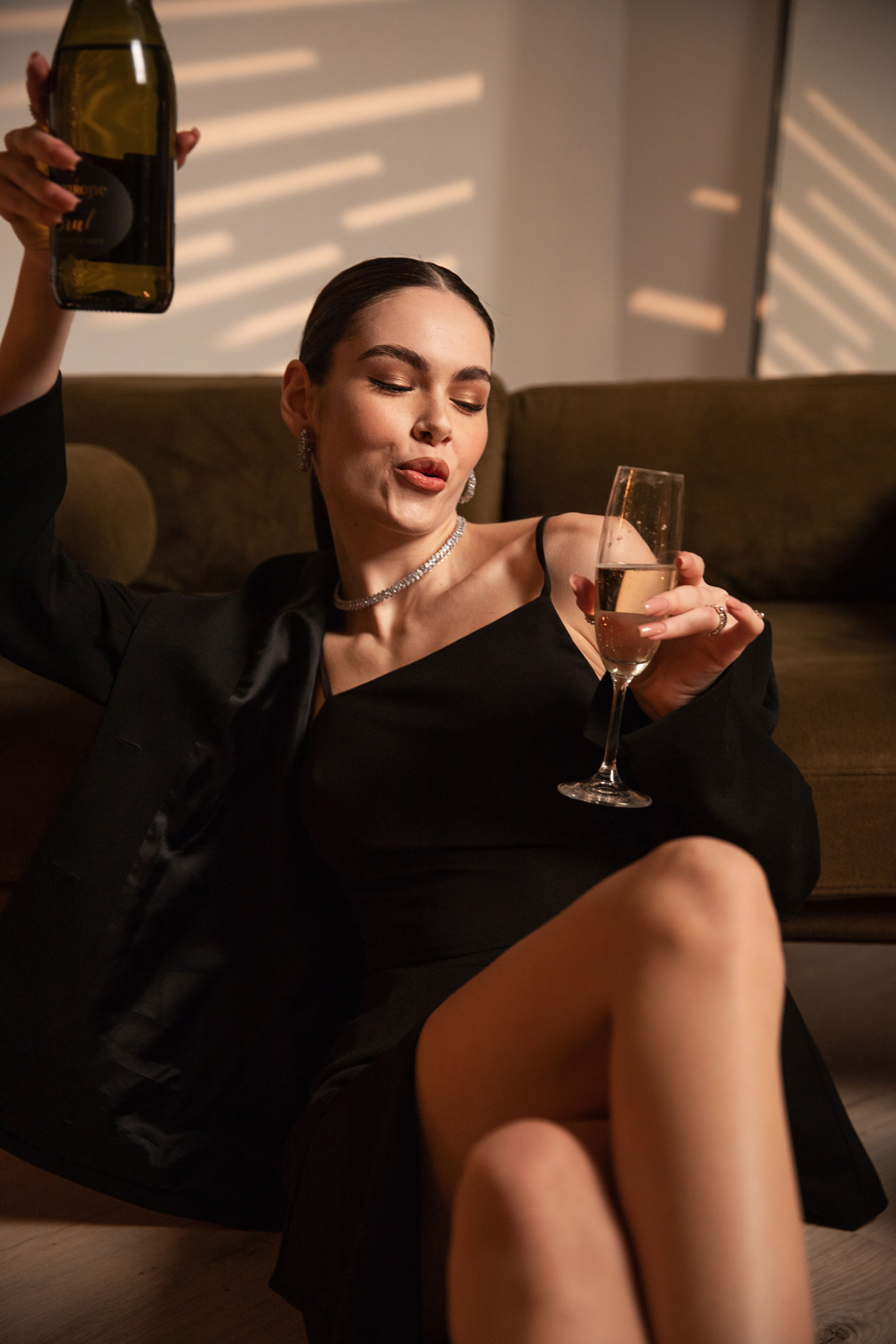 Новорічна жіноча зйомка Elegance. Сімейний та дитячий фотограф Київ, Ірпінь, Буча — Галина Пивоварова