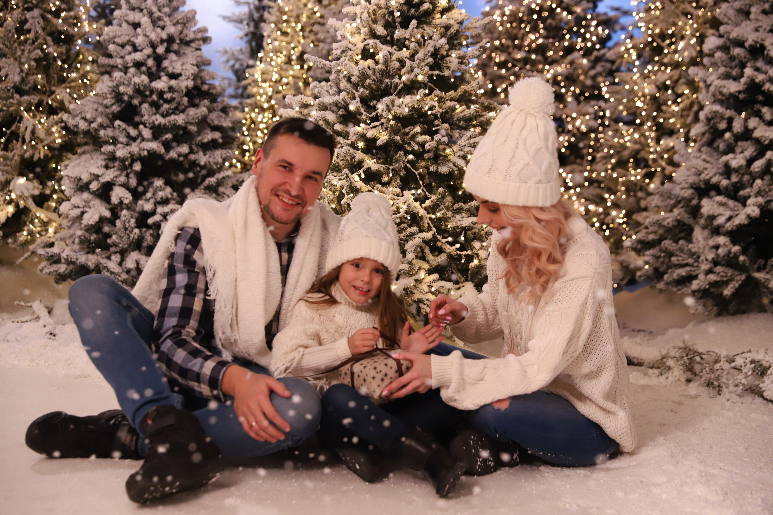 Фотосессия в заснеженном лесу. Сімейний та дитячий фотограф Київ, Ірпінь, Буча — Галина Пивоварова
