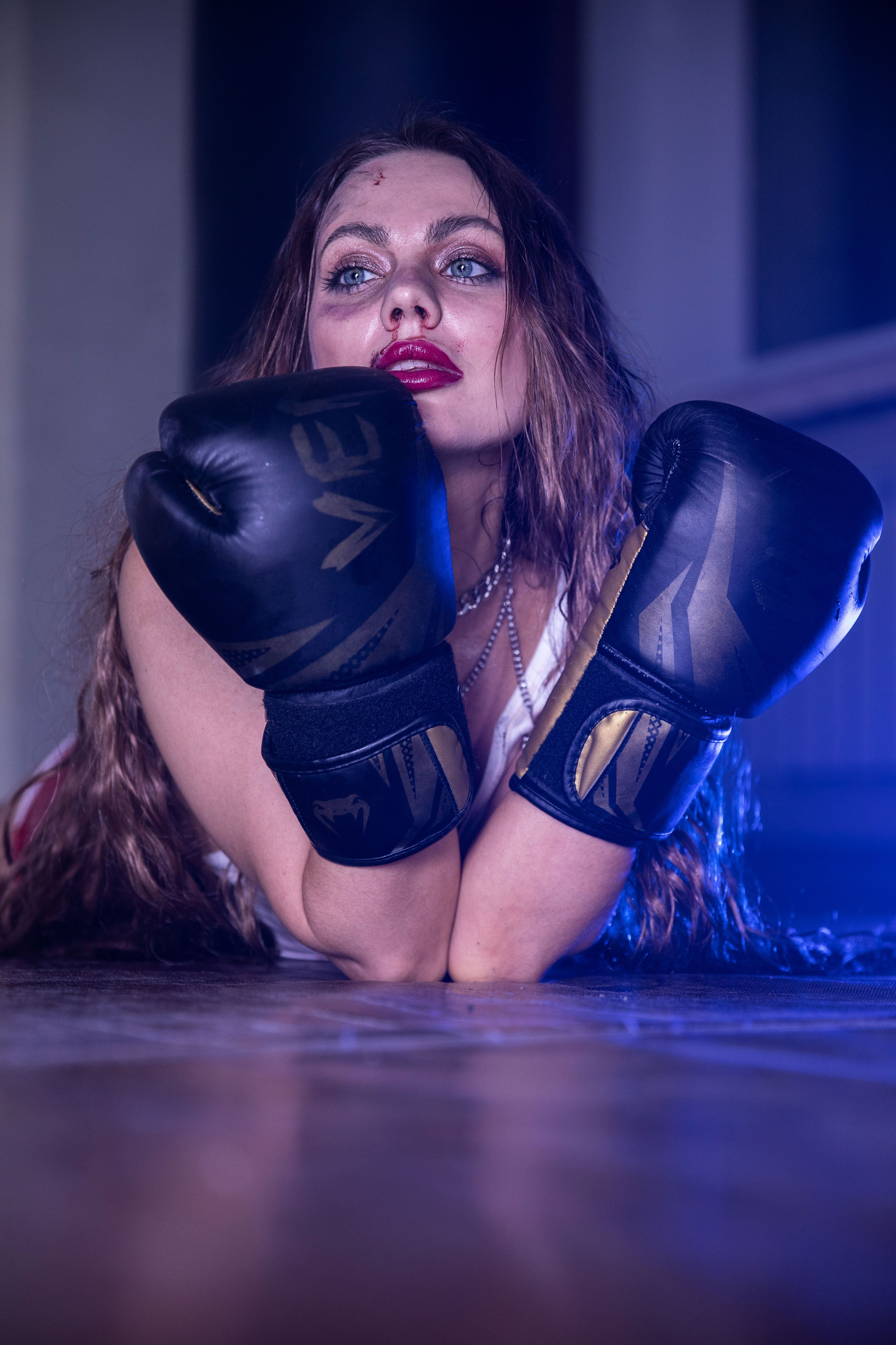 Спортивна фотозйомка в боксерському клубі з Лесею. Сімейний та дитячий фотограф Київ, Ірпінь, Буча — Галина Пивоварова