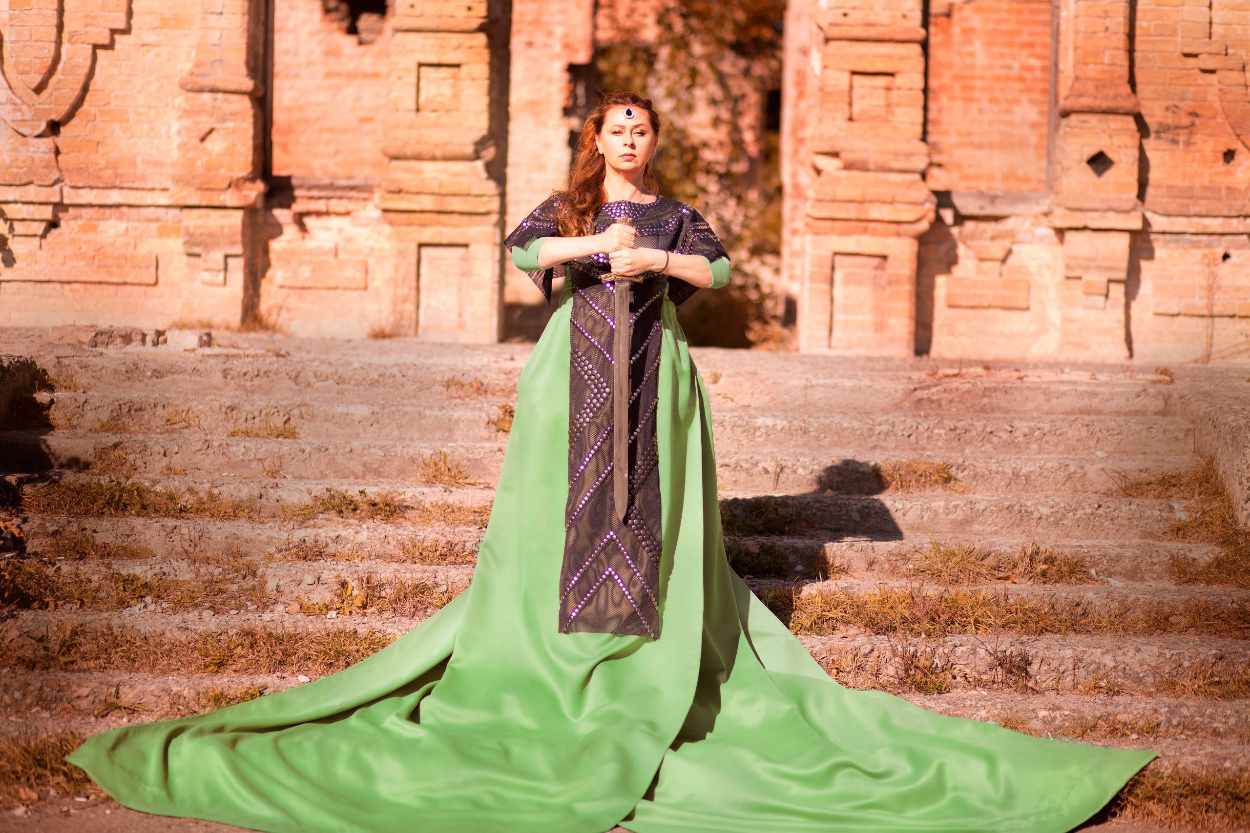 Фотопленер на развалинах усадьбы рода Остен-Сакен. Сімейний та дитячий фотограф Київ, Ірпінь, Буча — Галина Пивоварова