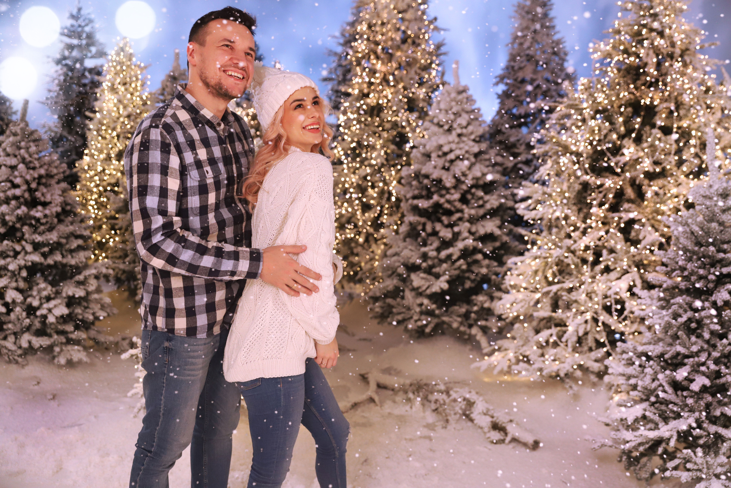 Семейная фотосессия в заснеженном лесу. Сімейний та дитячий фотограф Київ, Ірпінь, Буча — Галина Пивоварова