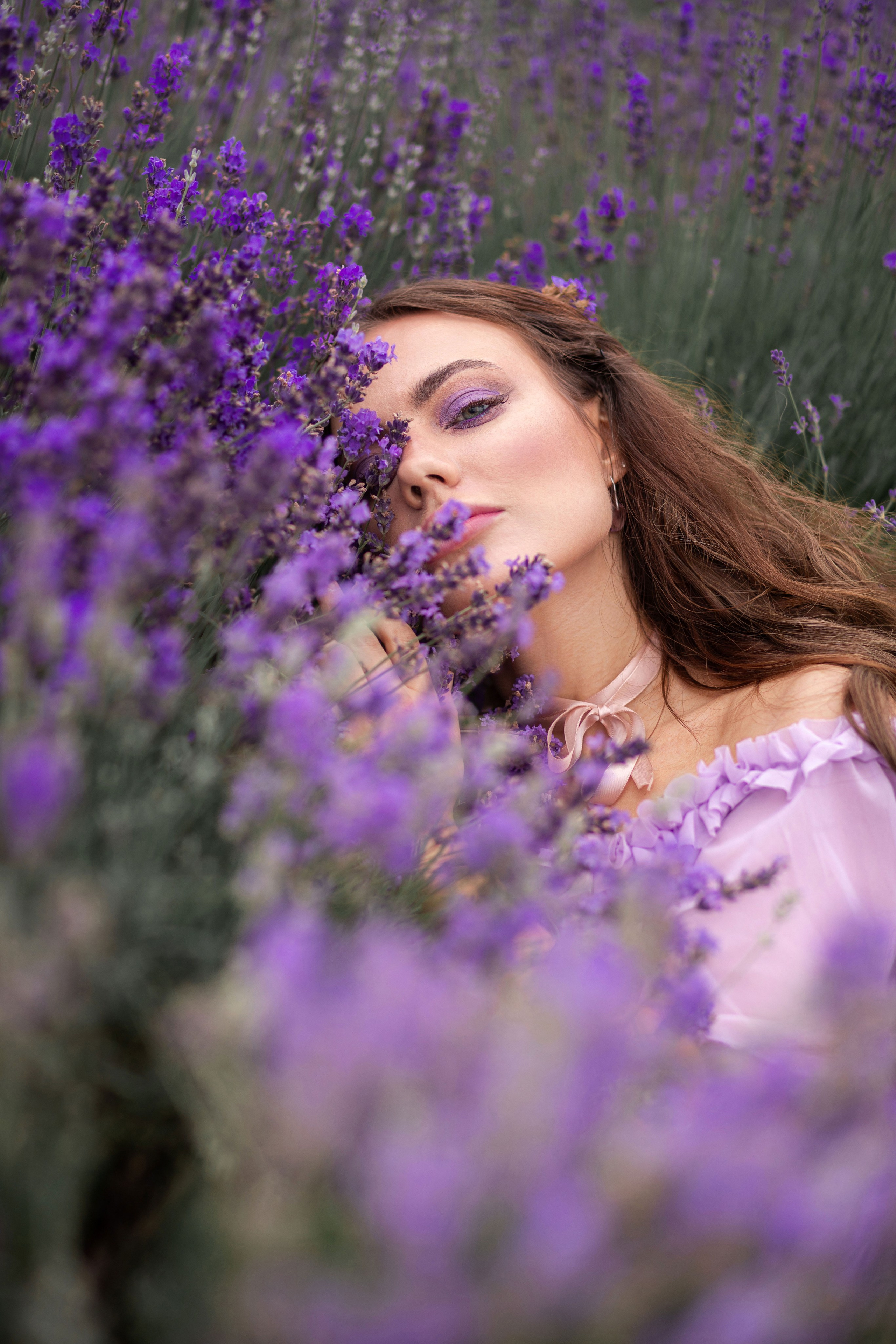Лавандовий вечір з Олесею. Сімейний та дитячий фотограф Київ, Ірпінь, Буча — Галина Пивоварова