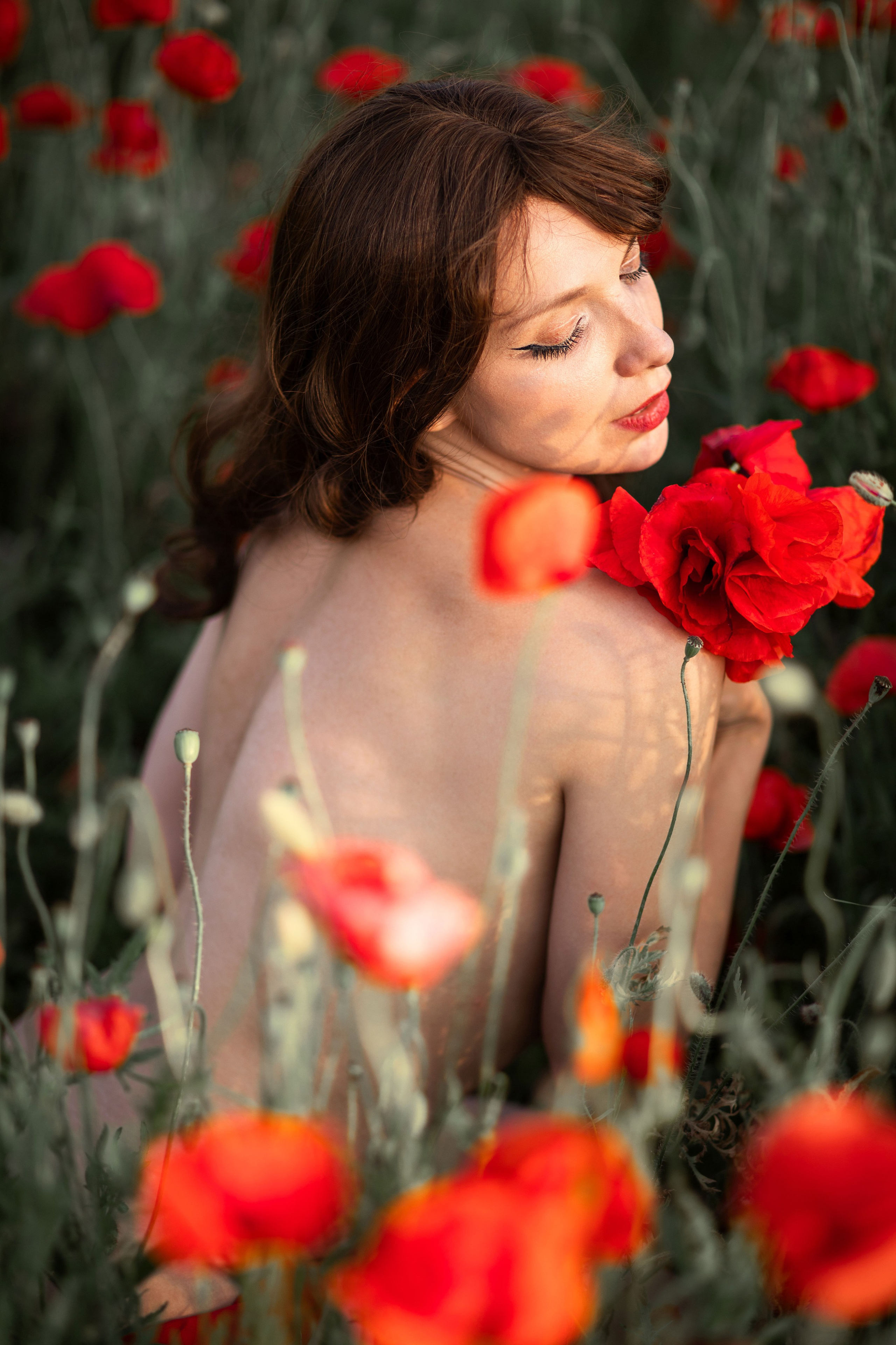 Фотозйомка в маковому полі з Євою. Сімейний та дитячий фотограф Київ, Ірпінь, Буча — Галина Пивоварова