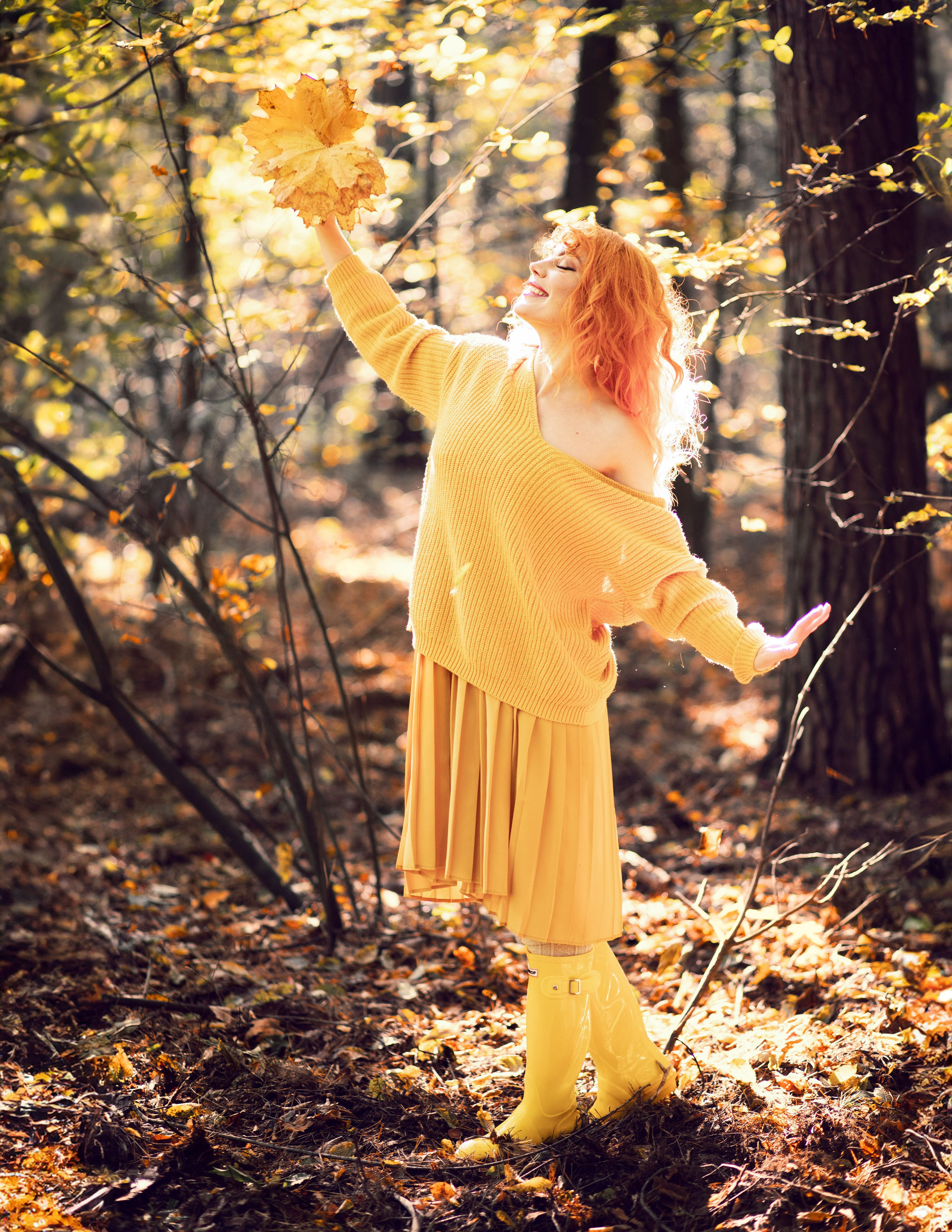 Осінній вайб з Олесею. Сімейний та дитячий фотограф Київ, Ірпінь, Буча — Галина Пивоварова