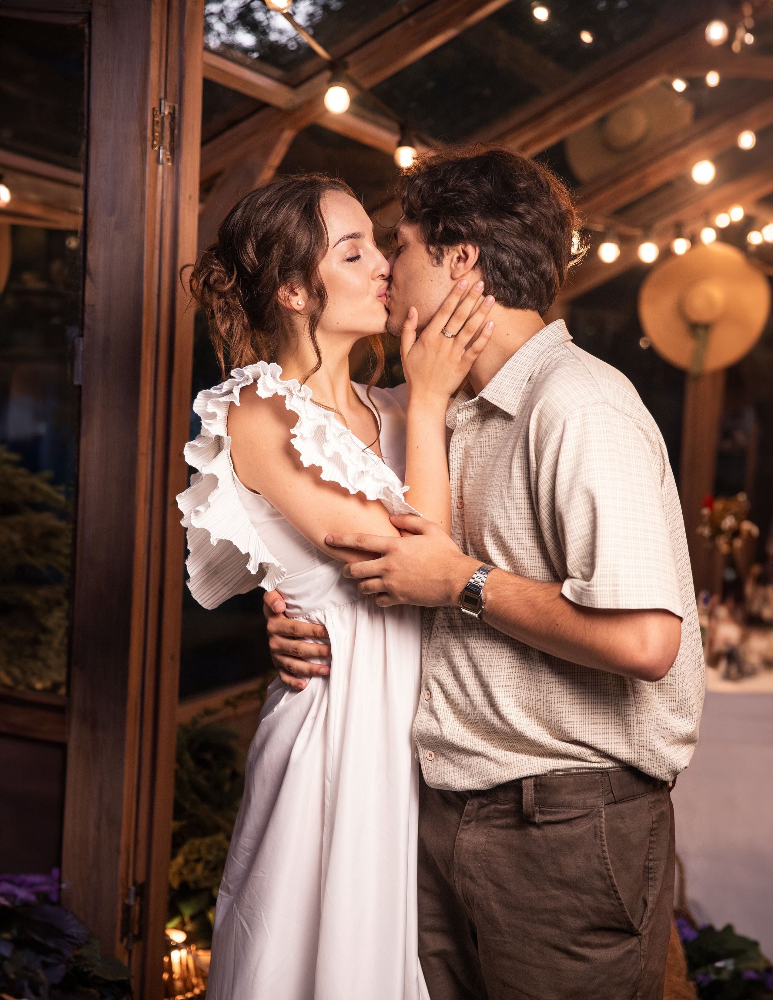 Весільна фотозйомка в садовому будиночку. Сімейний та дитячий фотограф Київ, Ірпінь, Буча — Галина Пивоварова