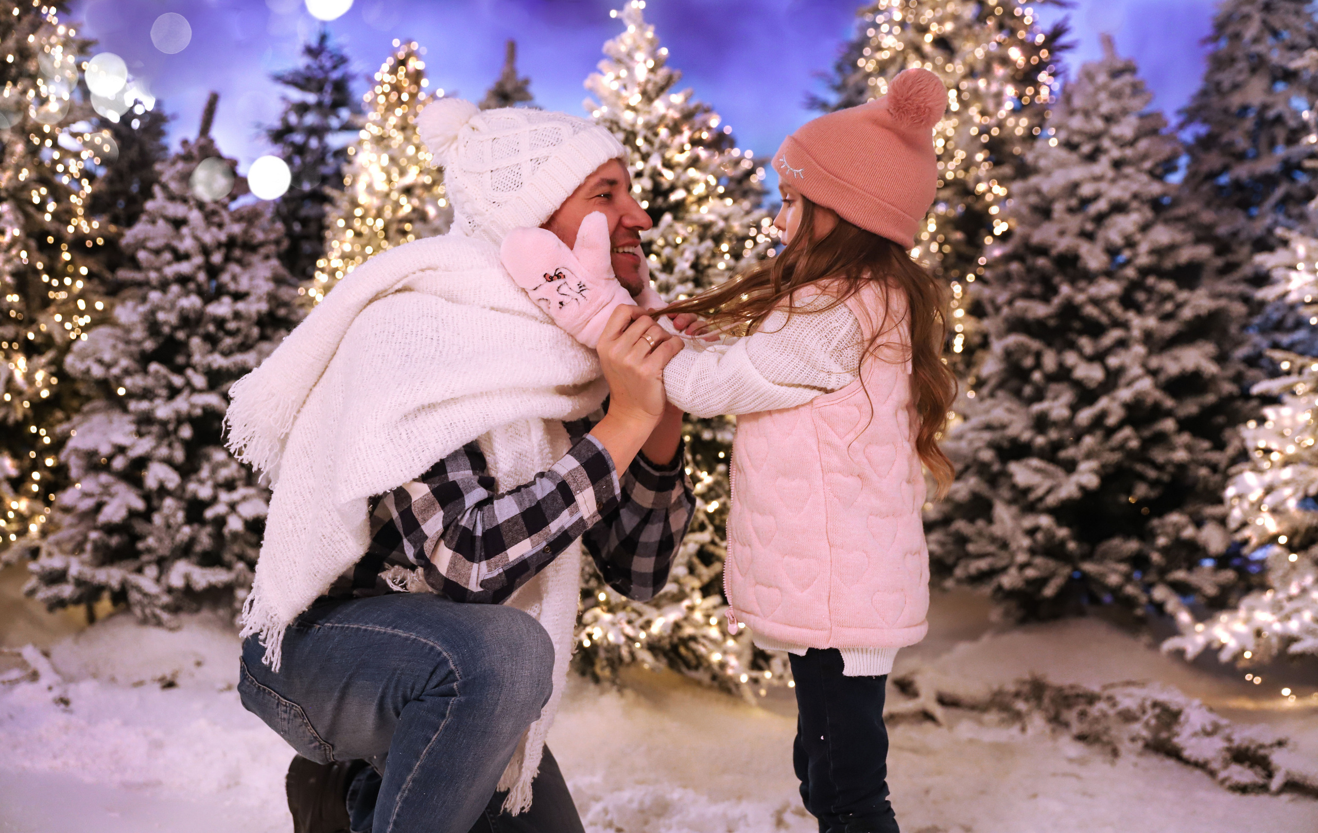 Семейная фотосессия в заснеженном лесу. Сімейний та дитячий фотограф Київ, Ірпінь, Буча — Галина Пивоварова