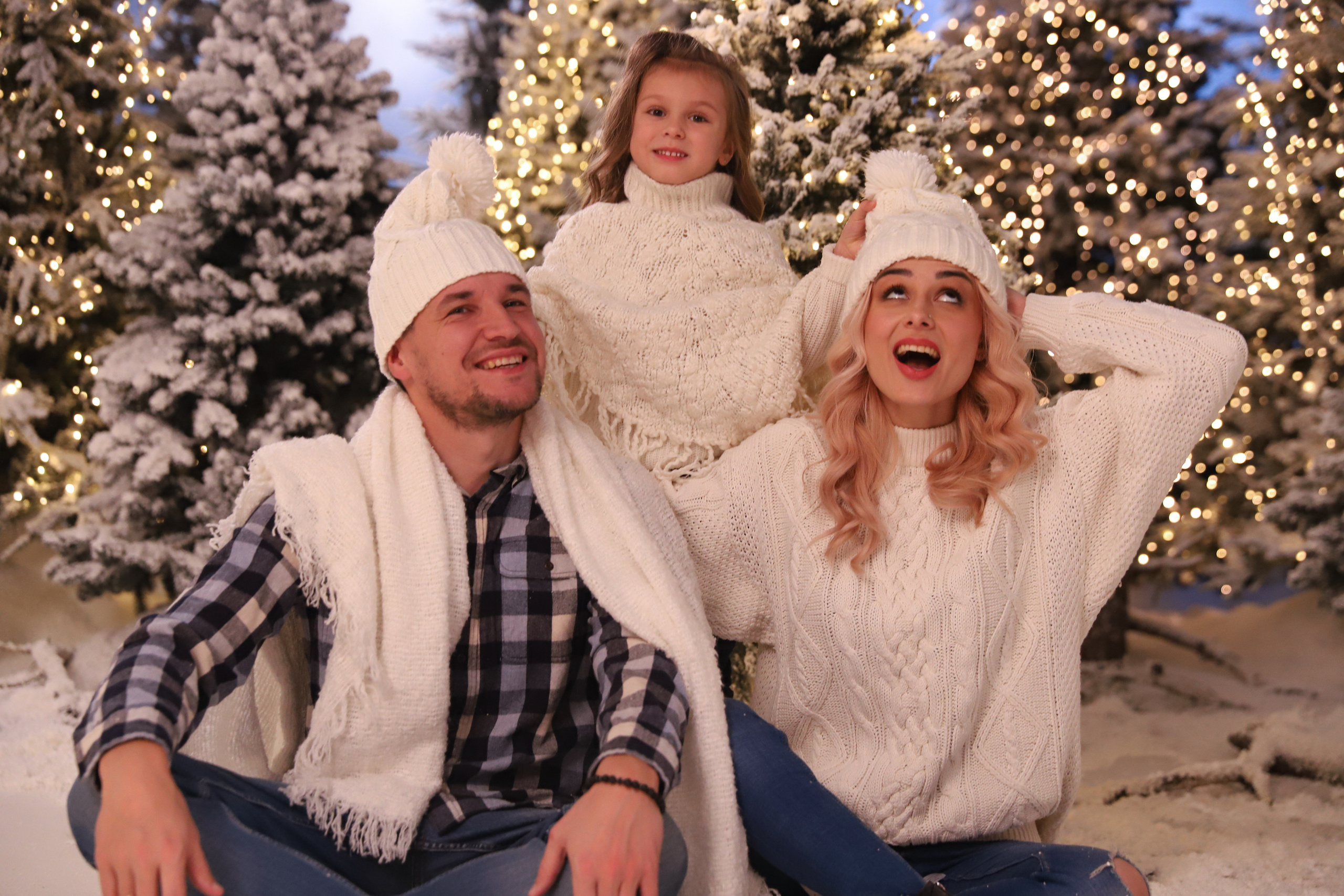 Фотосессия в заснеженном лесу. Сімейний та дитячий фотограф Київ, Ірпінь, Буча — Галина Пивоварова