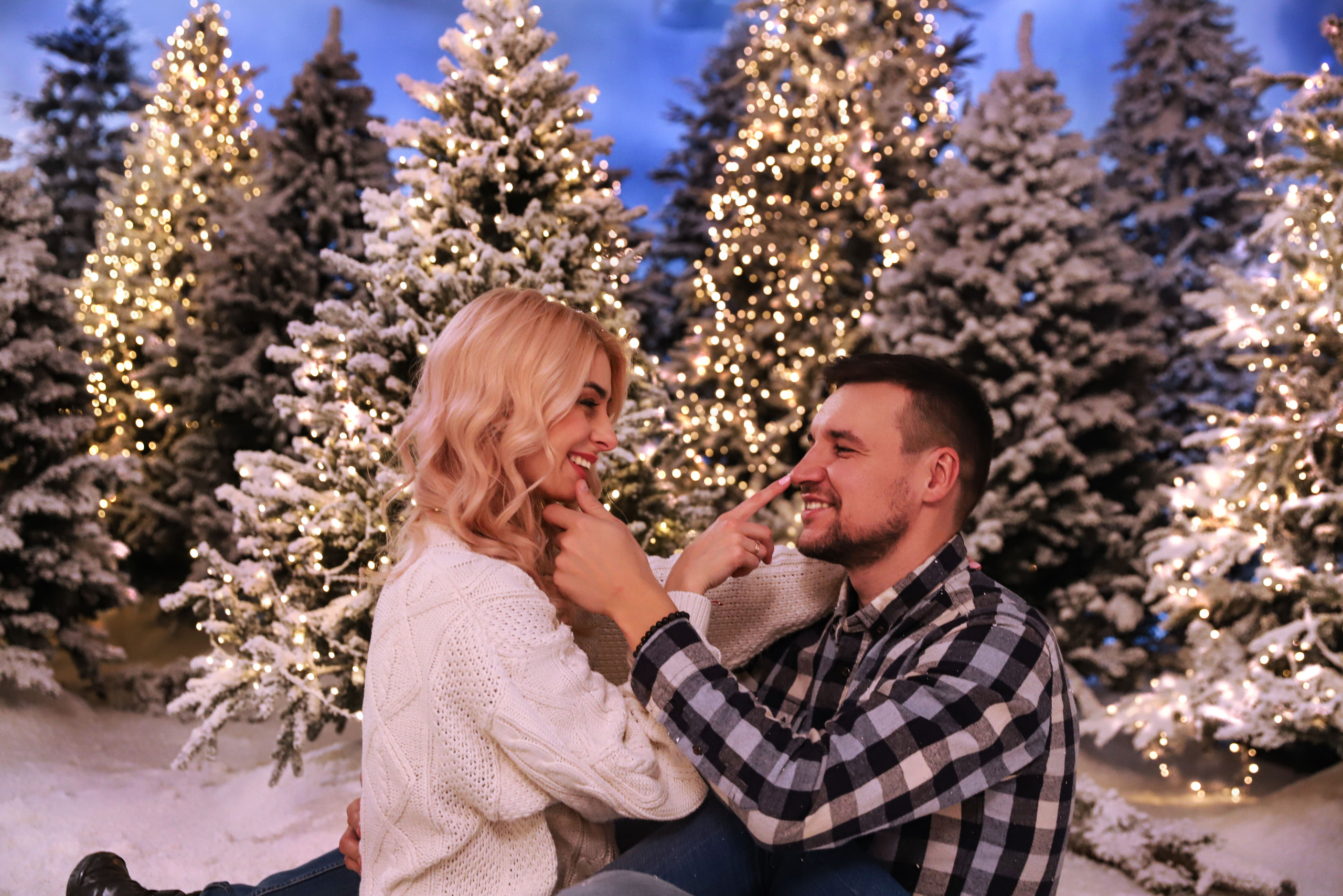 Семейная фотосессия в заснеженном лесу. Сімейний та дитячий фотограф Київ, Ірпінь, Буча — Галина Пивоварова