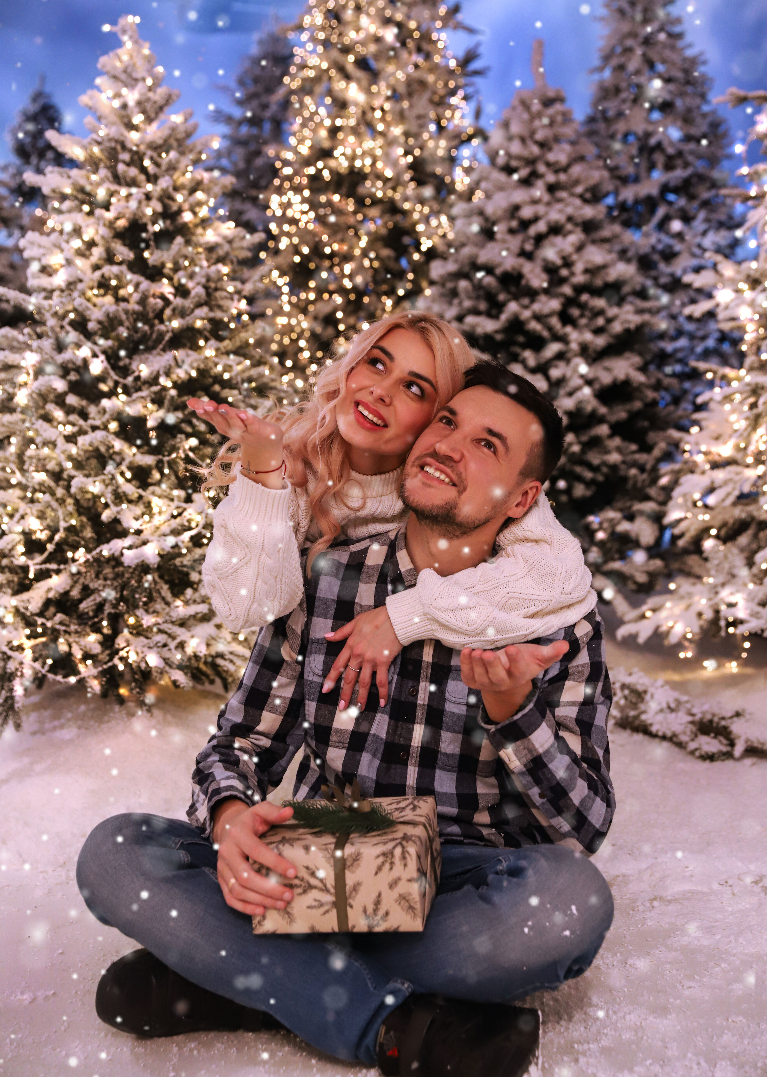 Семейная фотосессия в заснеженном лесу. Сімейний та дитячий фотограф Київ, Ірпінь, Буча — Галина Пивоварова