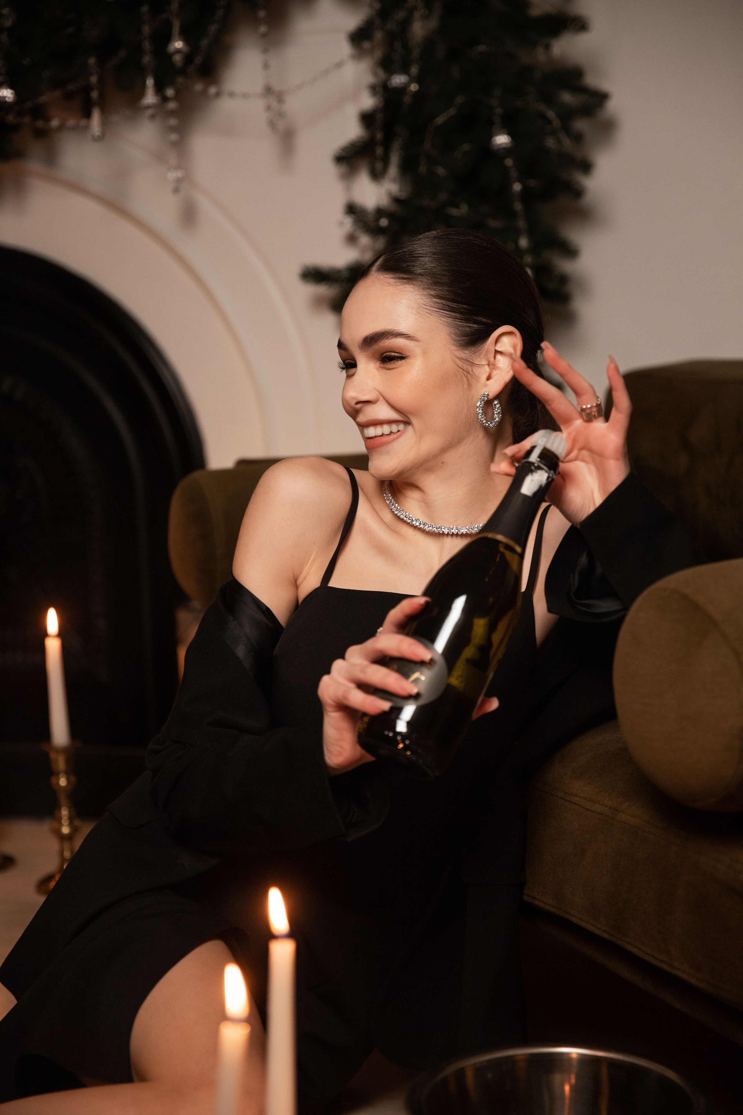 Новорічна жіноча зйомка Elegance. Сімейний та дитячий фотограф Київ, Ірпінь, Буча — Галина Пивоварова