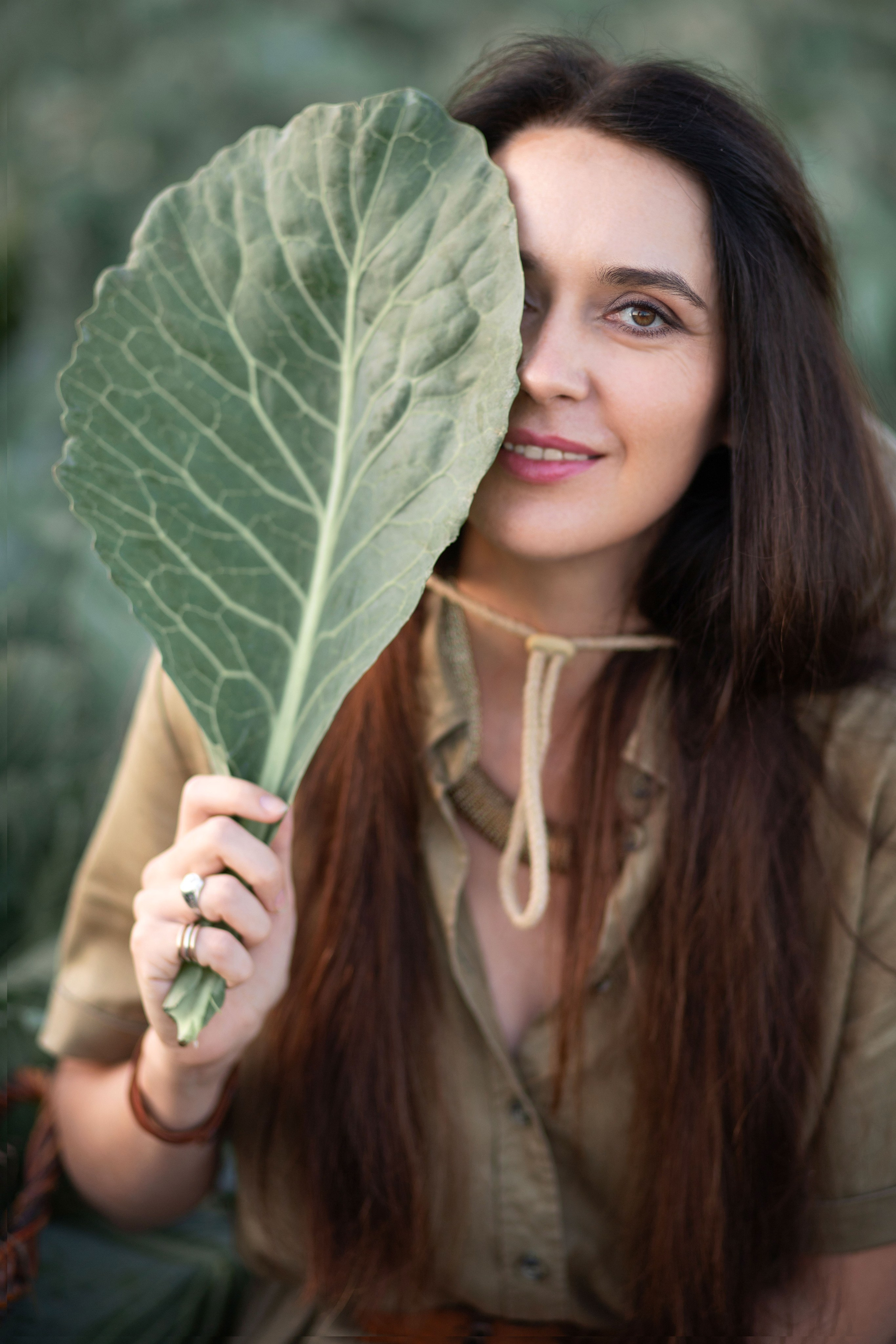 Фотозйомка в капусті з Танею. Сімейний та дитячий фотограф Київ, Ірпінь, Буча — Галина Пивоварова