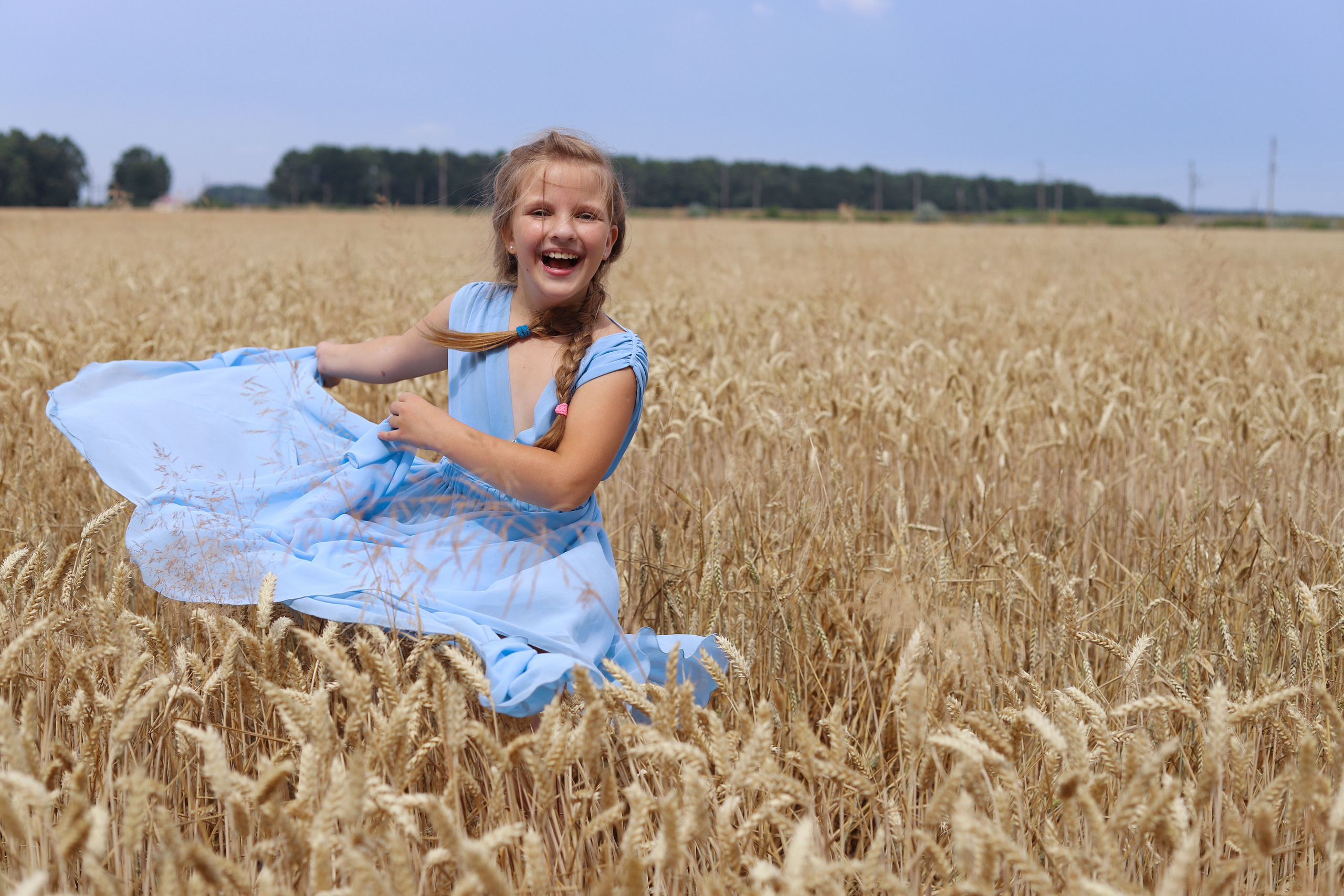 Фотосессия в пшеничном поле. Сімейний та дитячий фотограф Київ, Ірпінь, Буча — Галина Пивоварова