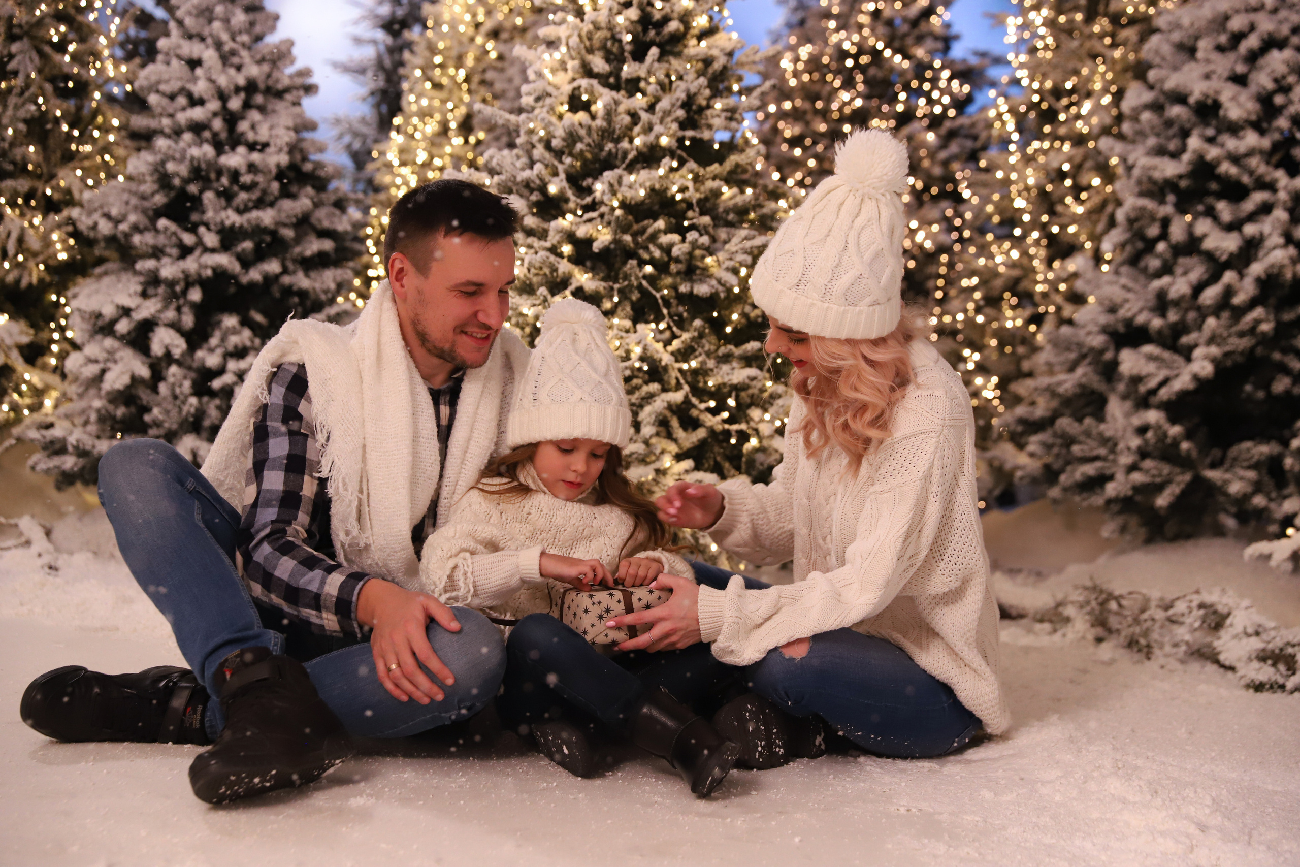 Фотосессия в заснеженном лесу. Сімейний та дитячий фотограф Київ, Ірпінь, Буча — Галина Пивоварова