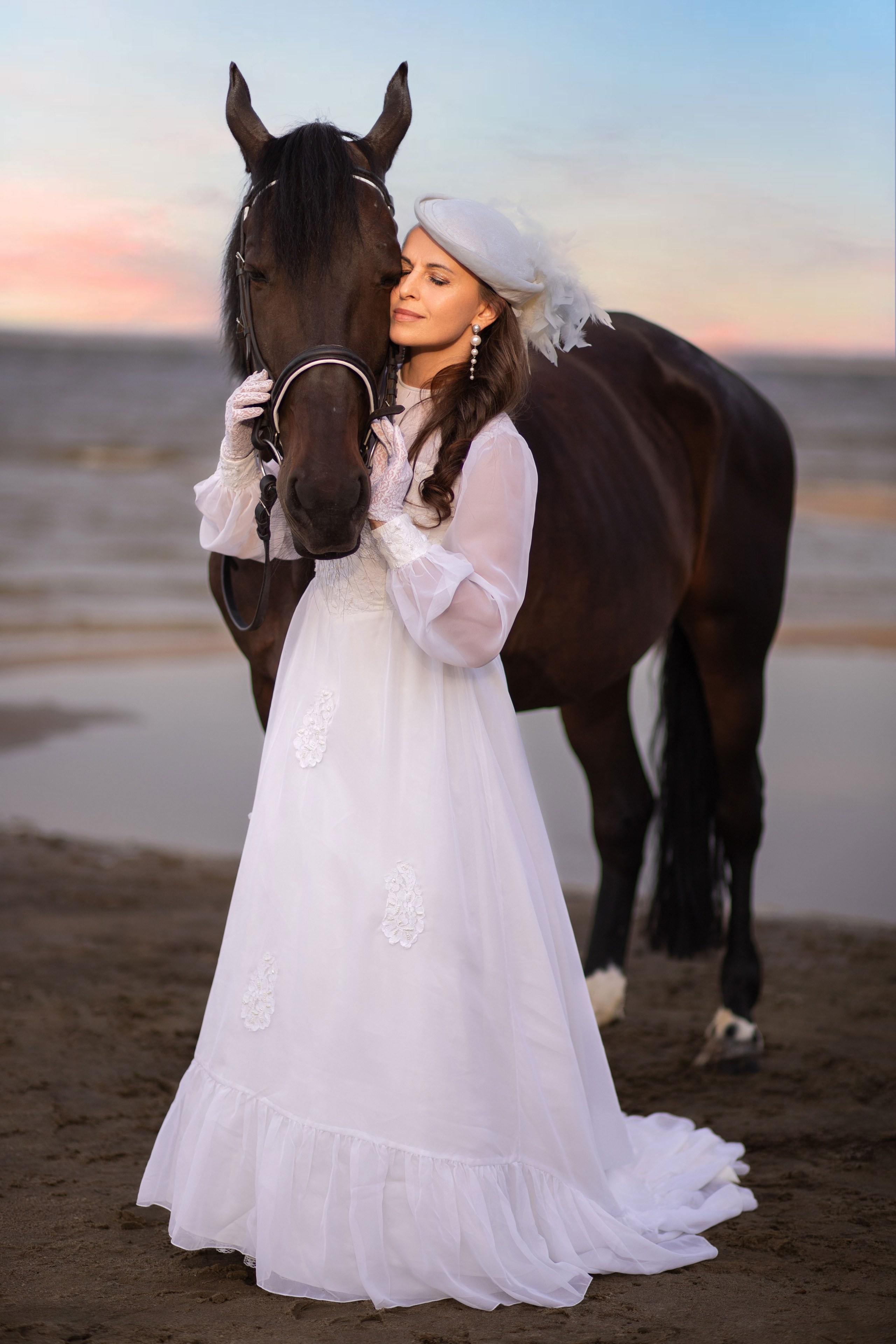 Фотосесія з кіньми на березі моря. Сімейний та дитячий фотограф Київ, Ірпінь, Буча — Галина Пивоварова