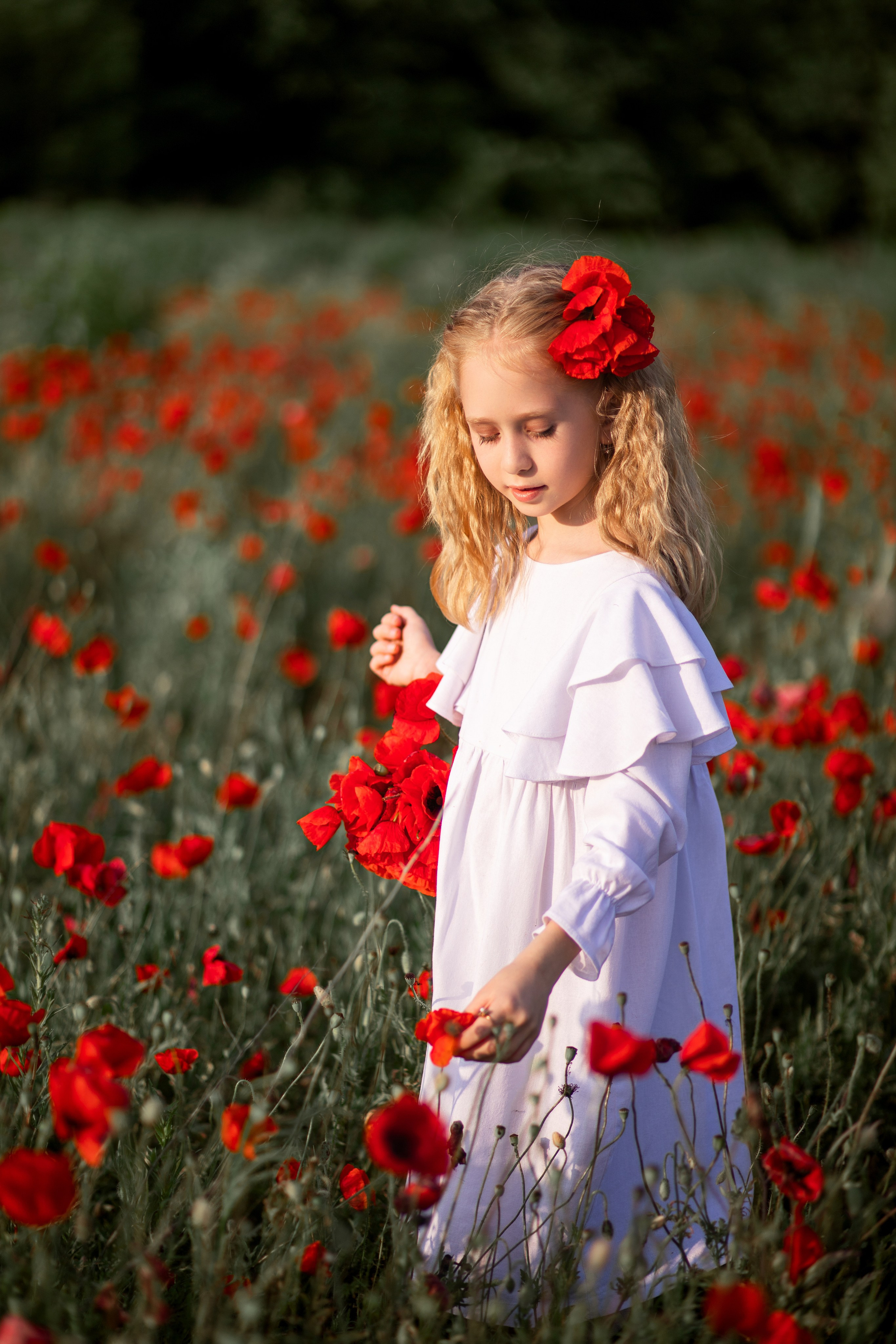 Фотопрогулянка маковим полем з Юлечкою. Сімейний та дитячий фотограф Київ, Ірпінь, Буча — Галина Пивоварова