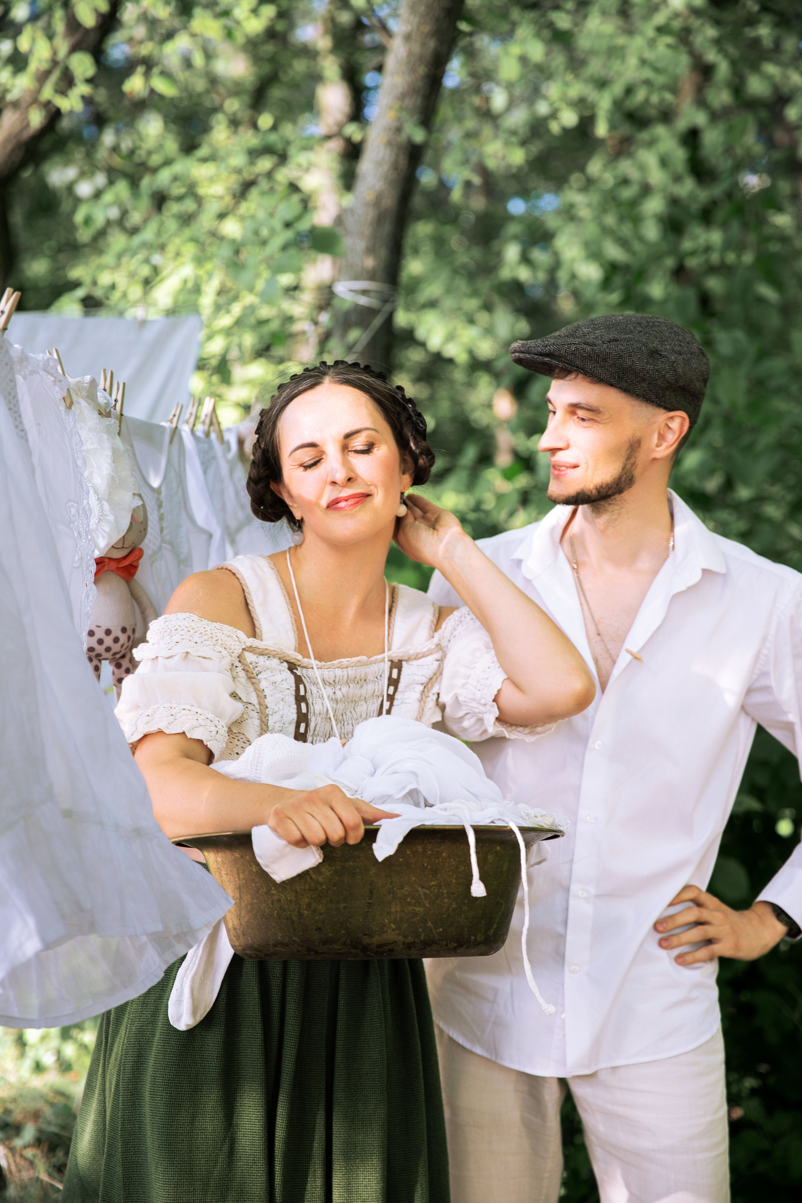 Фотозйомка lovestory «Прання з Юлею та Кірілом». Сімейний та дитячий фотограф Київ, Ірпінь, Буча — Галина Пивоварова