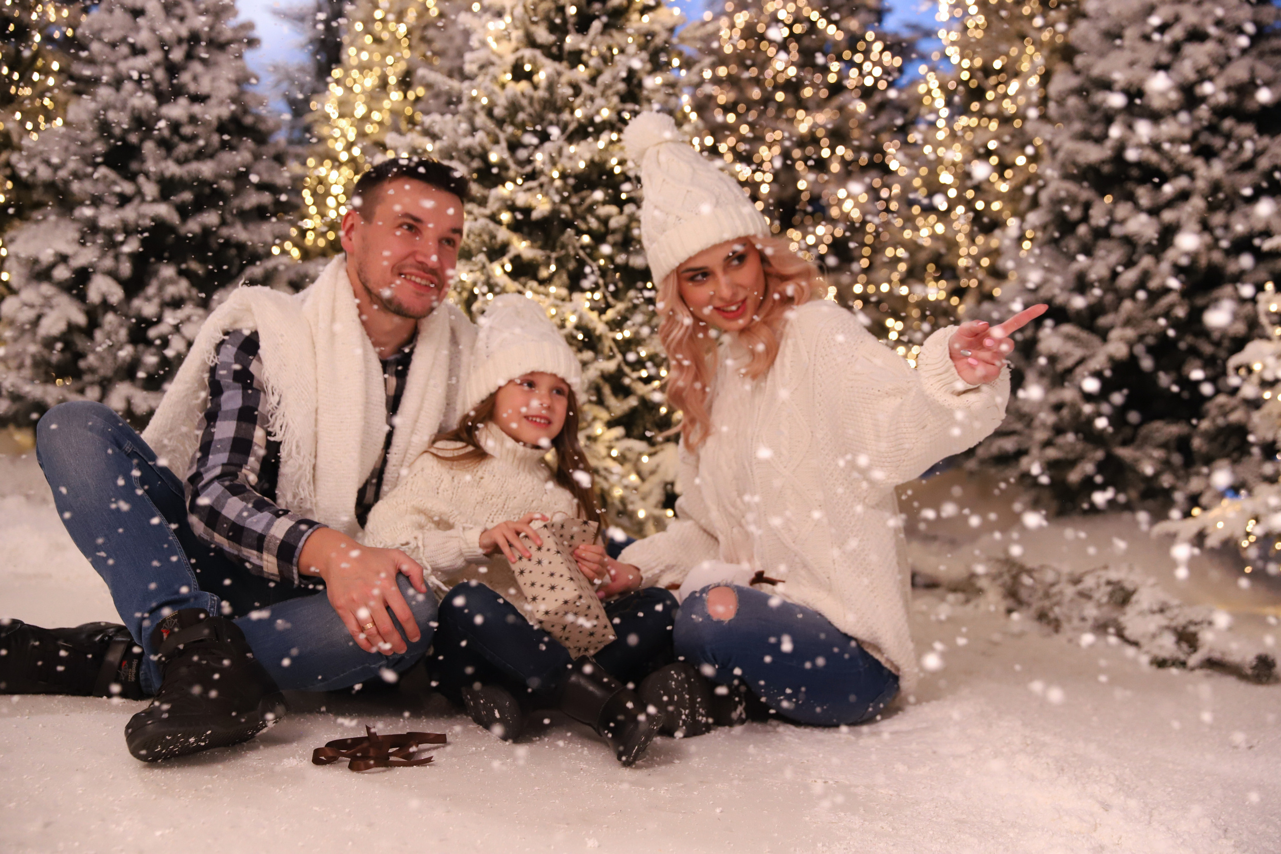 Фотосессия в заснеженном лесу. Сімейний та дитячий фотограф Київ, Ірпінь, Буча — Галина Пивоварова