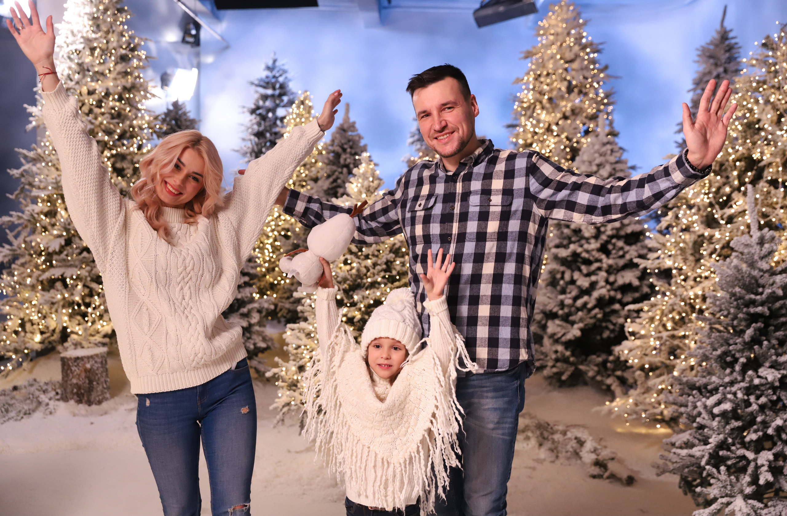 Фотосессия в заснеженном лесу. Сімейний та дитячий фотограф Київ, Ірпінь, Буча — Галина Пивоварова