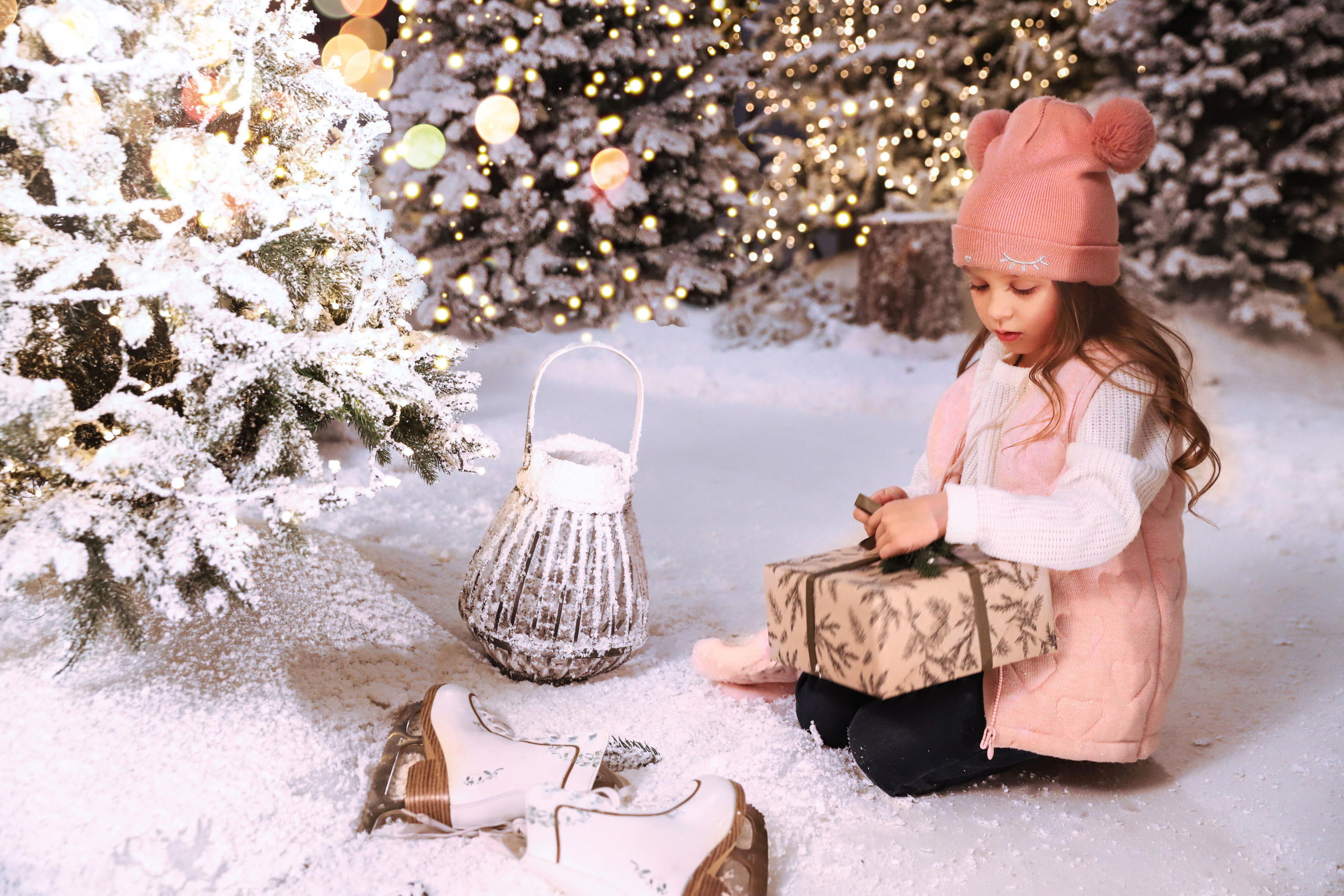 Детская фотосессия в заснеженном лесу. Сімейний та дитячий фотограф Київ, Ірпінь, Буча — Галина Пивоварова