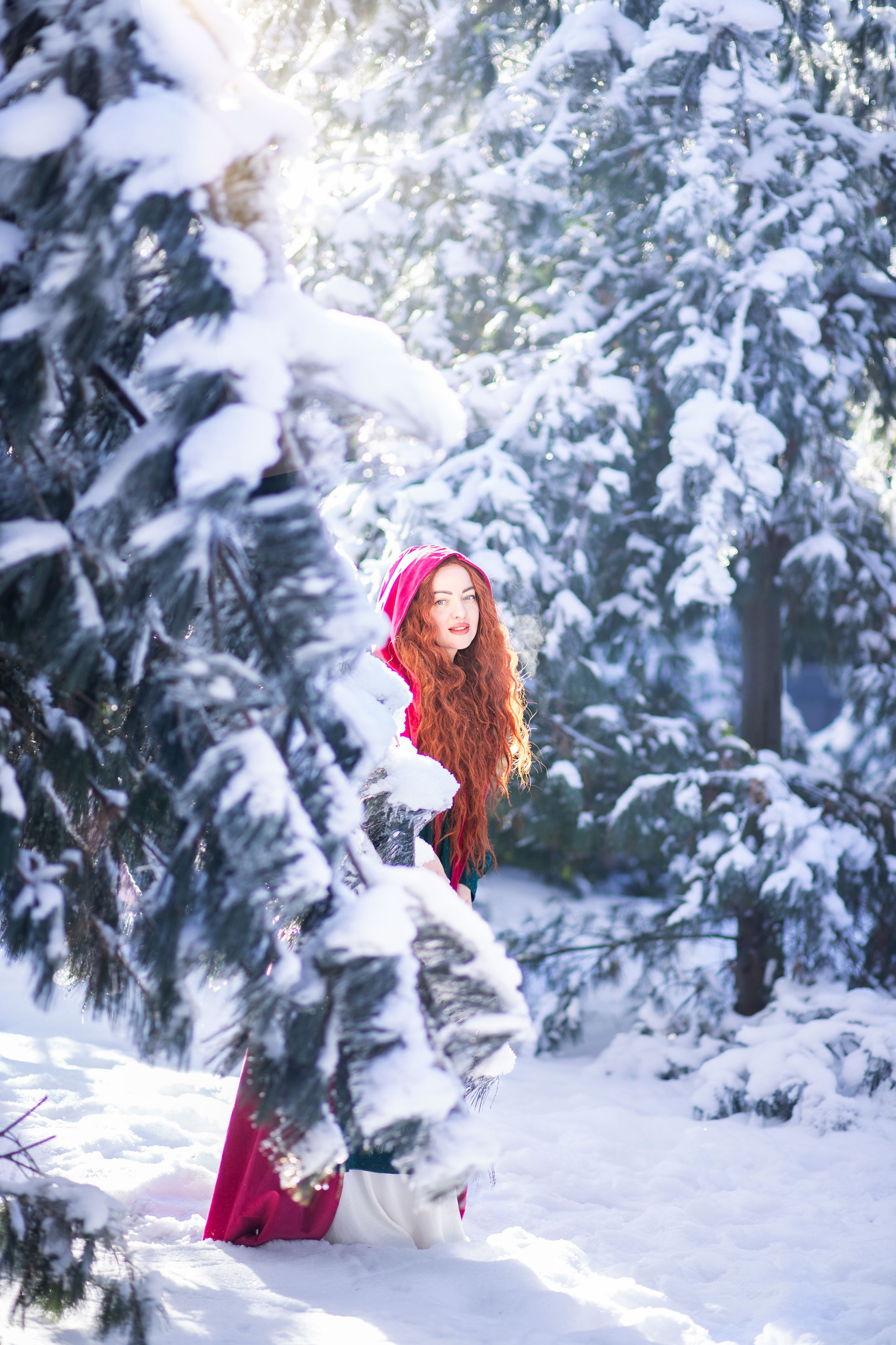 Фотозйомка в зимовому лісі з Яною. Сімейний та дитячий фотограф Київ, Ірпінь, Буча — Галина Пивоварова