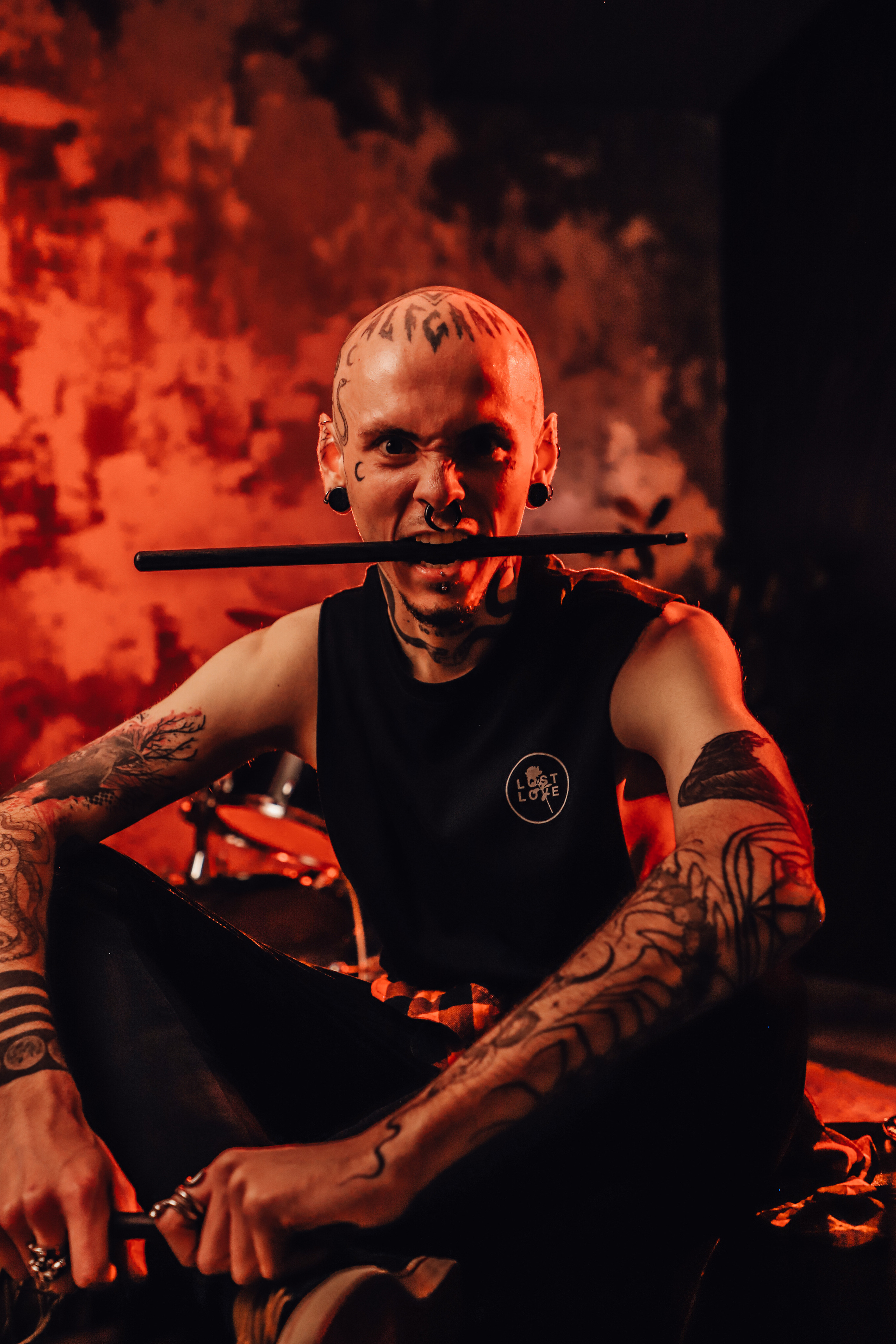 Фотосесія з барабанами «І музика може стати зброєю». Сімейний та дитячий фотограф Київ, Ірпінь, Буча — Галина Пивоварова