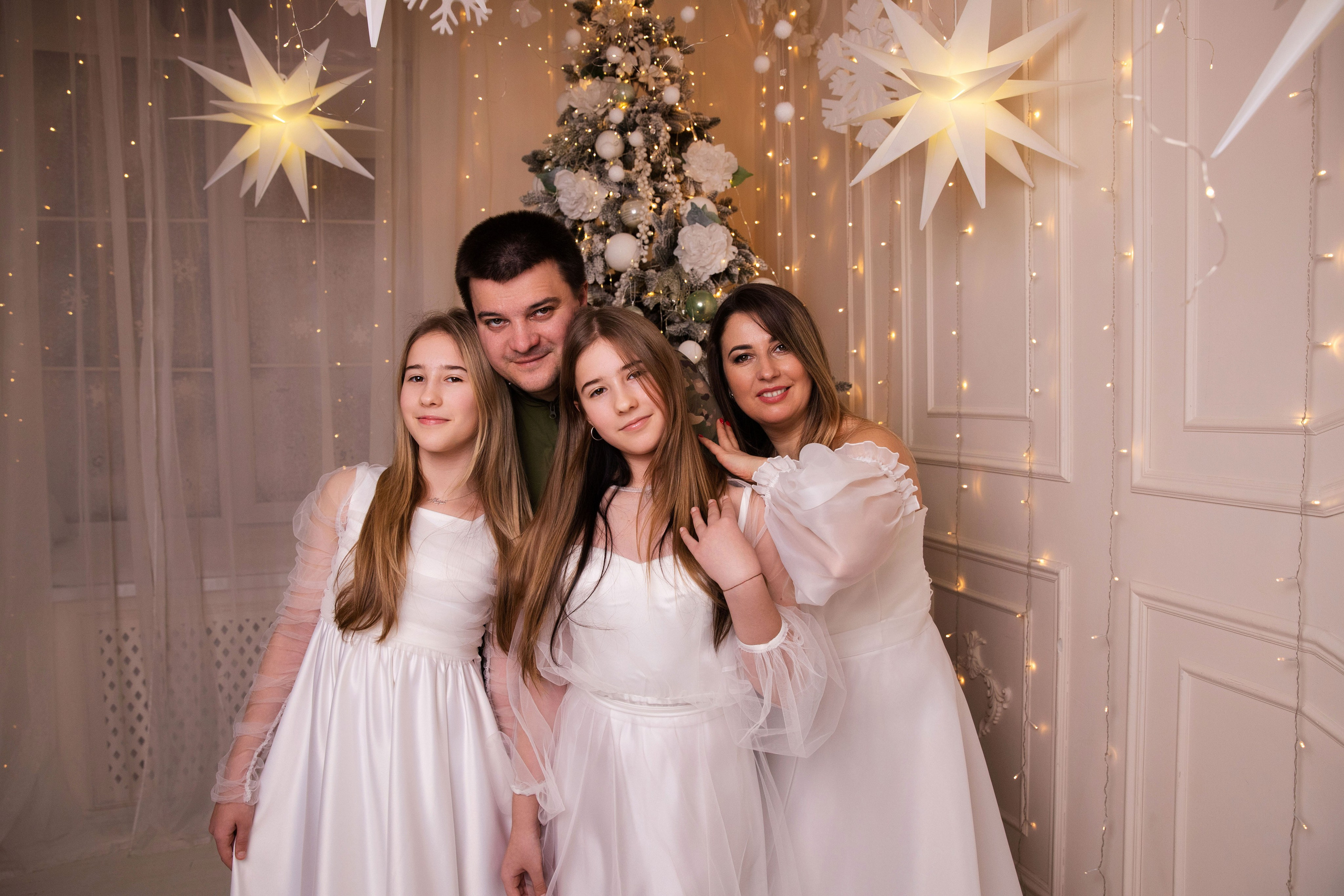 Новорічна зйомка сім"ї Левада. Сімейний та дитячий фотограф Київ, Ірпінь, Буча — Галина Пивоварова