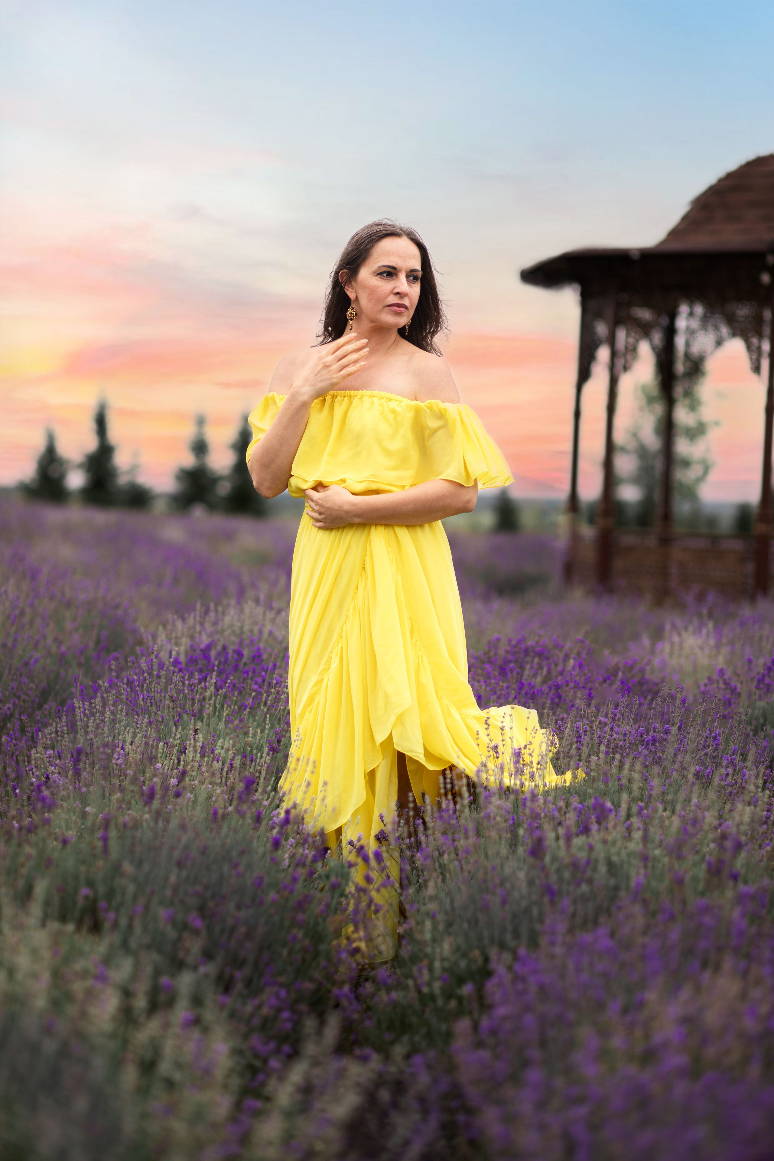 Жіноча фотозйомка в лаванді «Місцевий Прованс». Сімейний та дитячий фотограф Київ, Ірпінь, Буча — Галина Пивоварова