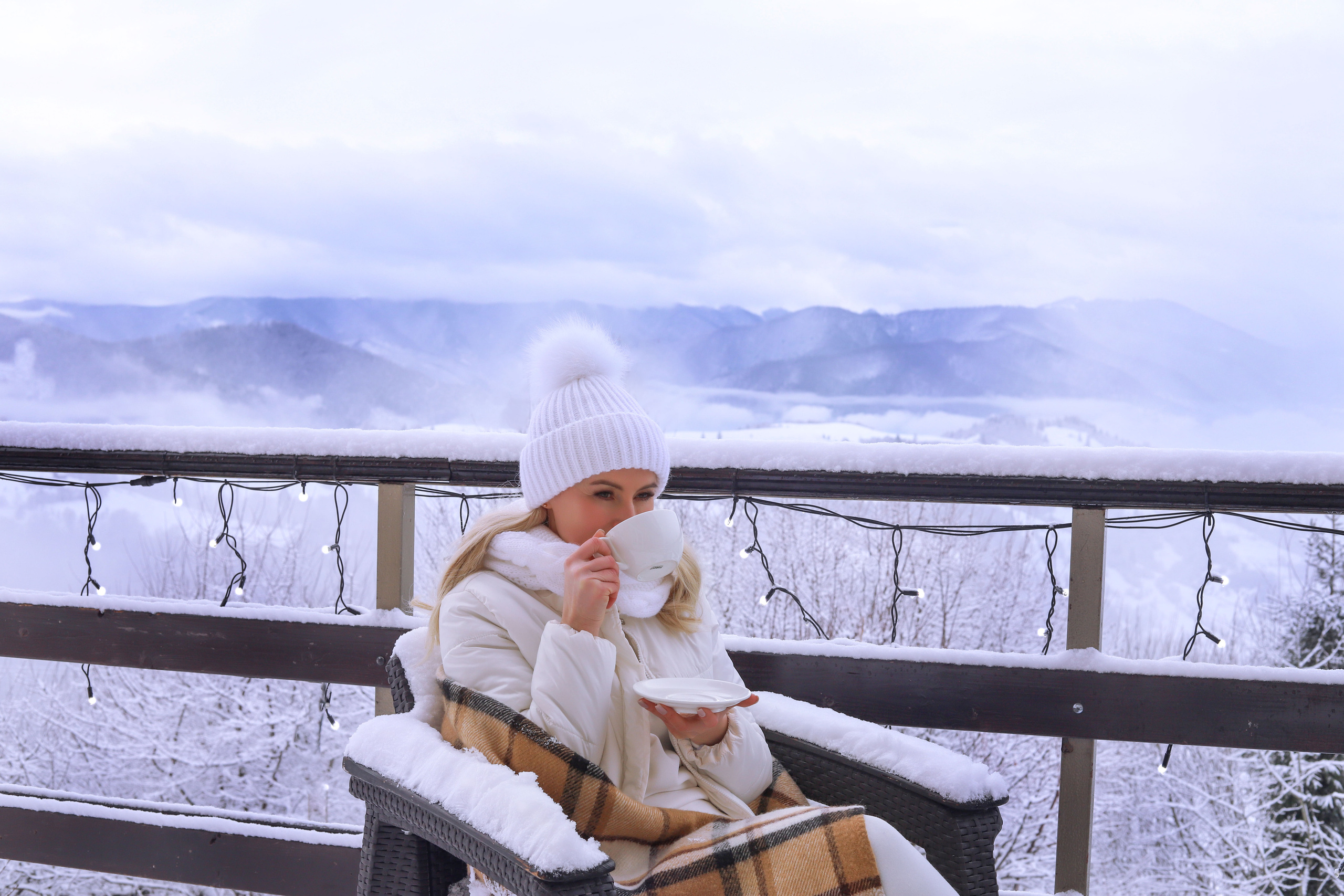 Фотосессія в засніжених горах. Сімейний та дитячий фотограф Київ, Ірпінь, Буча — Галина Пивоварова