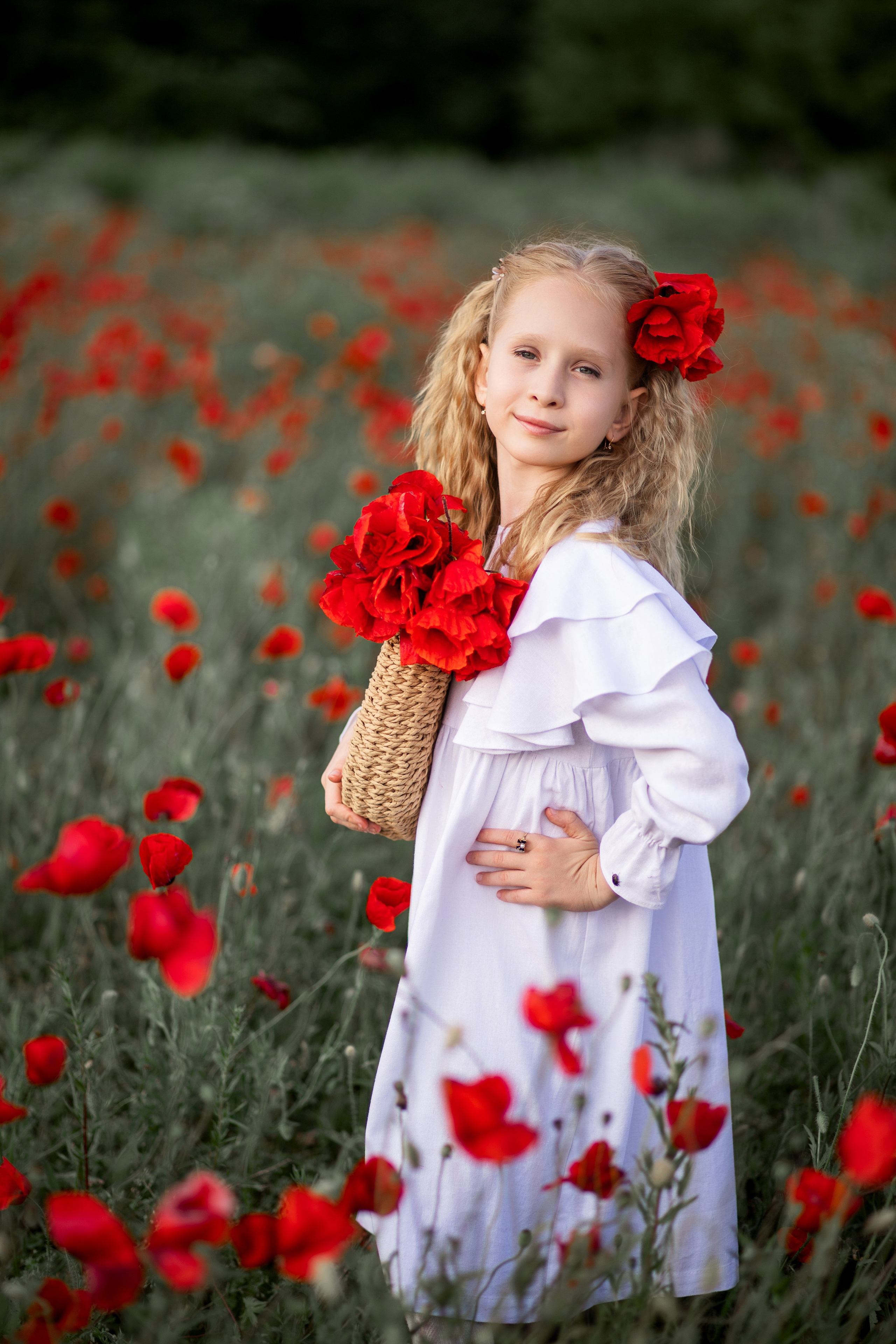 Фотопрогулянка маковим полем з Юлечкою. Сімейний та дитячий фотограф Київ, Ірпінь, Буча — Галина Пивоварова