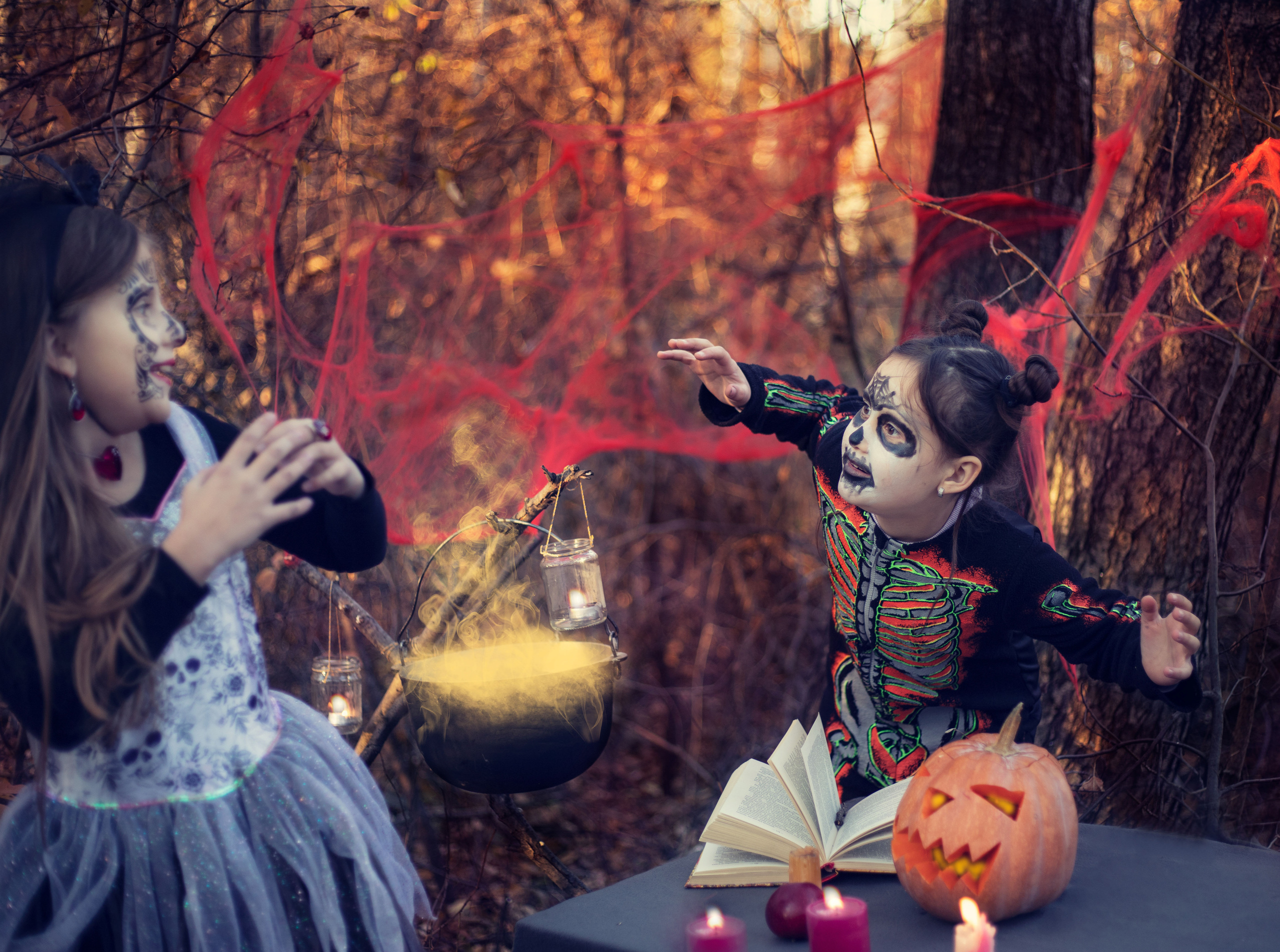 Мистический лес в Helloween вечер. Сімейний та дитячий фотограф Київ, Ірпінь, Буча — Галина Пивоварова