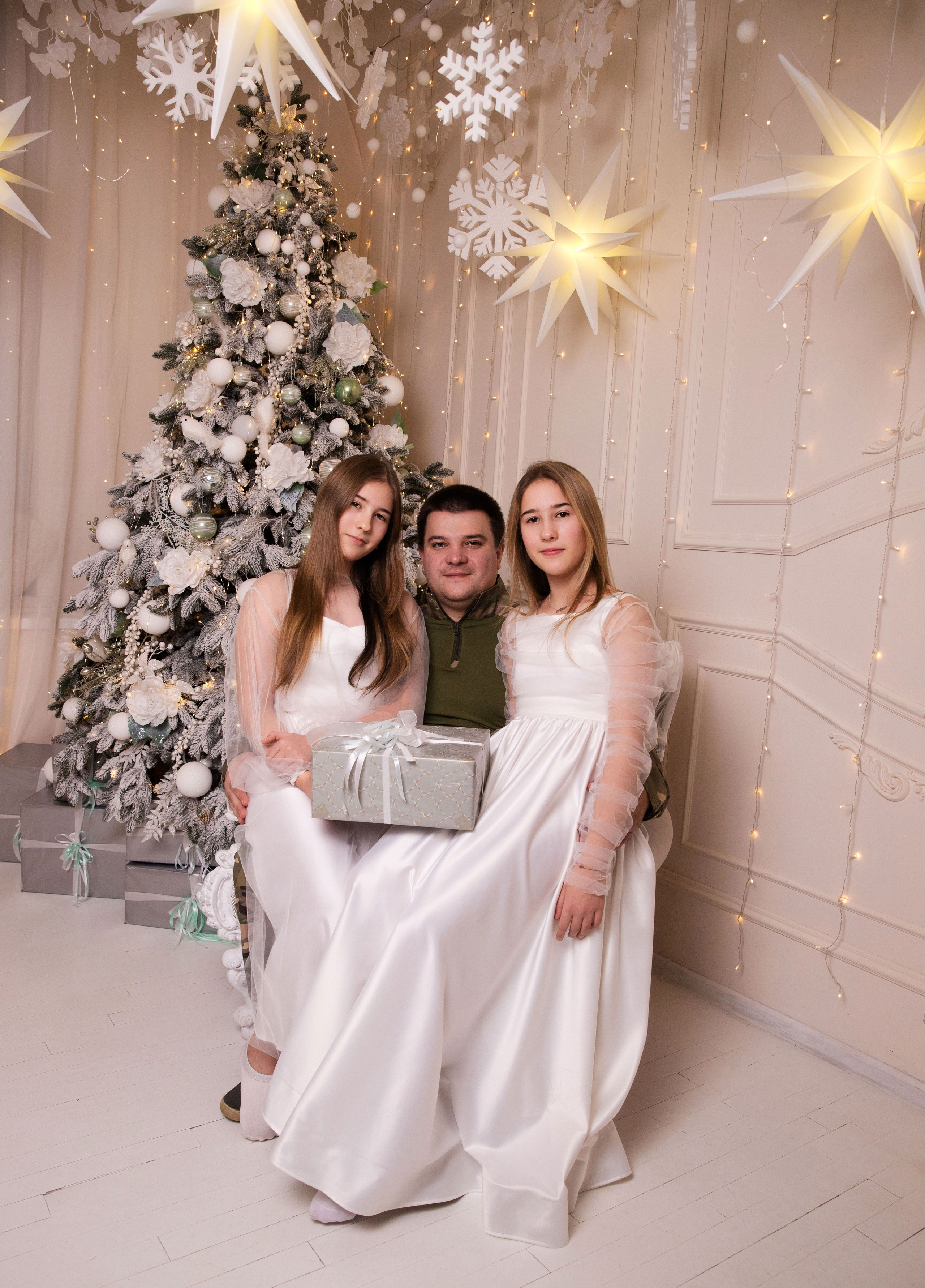 Новорічна зйомка сім"ї Левада. Сімейний та дитячий фотограф Київ, Ірпінь, Буча — Галина Пивоварова