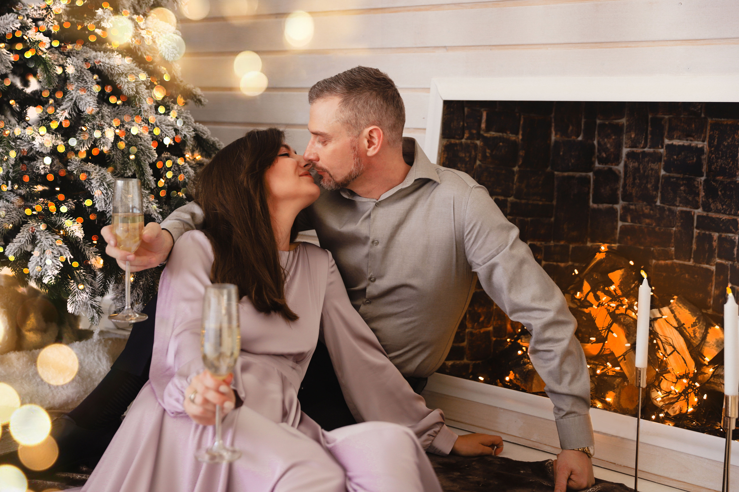 Новорічна Lovestory Наталії та Андрія. Сімейний та дитячий фотограф Київ, Ірпінь, Буча — Галина Пивоварова