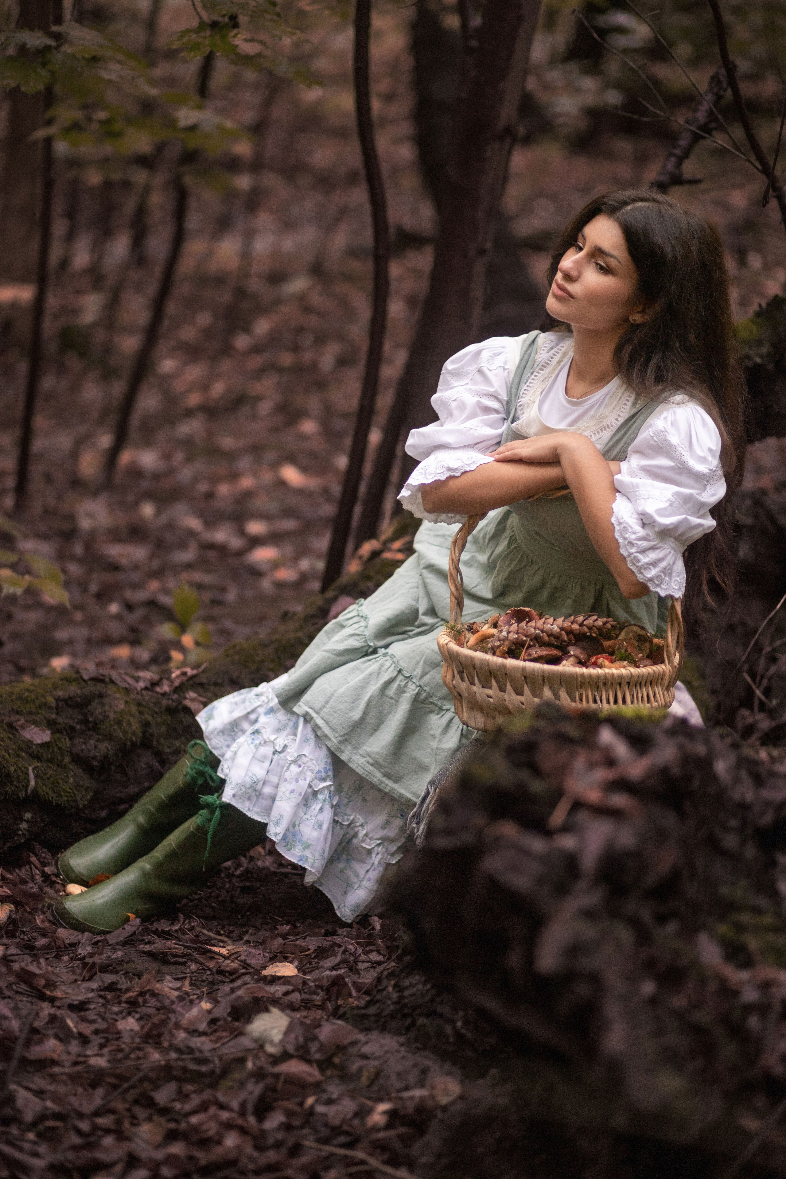 Фотосесія в осінньому лісі з Лідією. Сімейний та дитячий фотограф Київ, Ірпінь, Буча — Галина Пивоварова