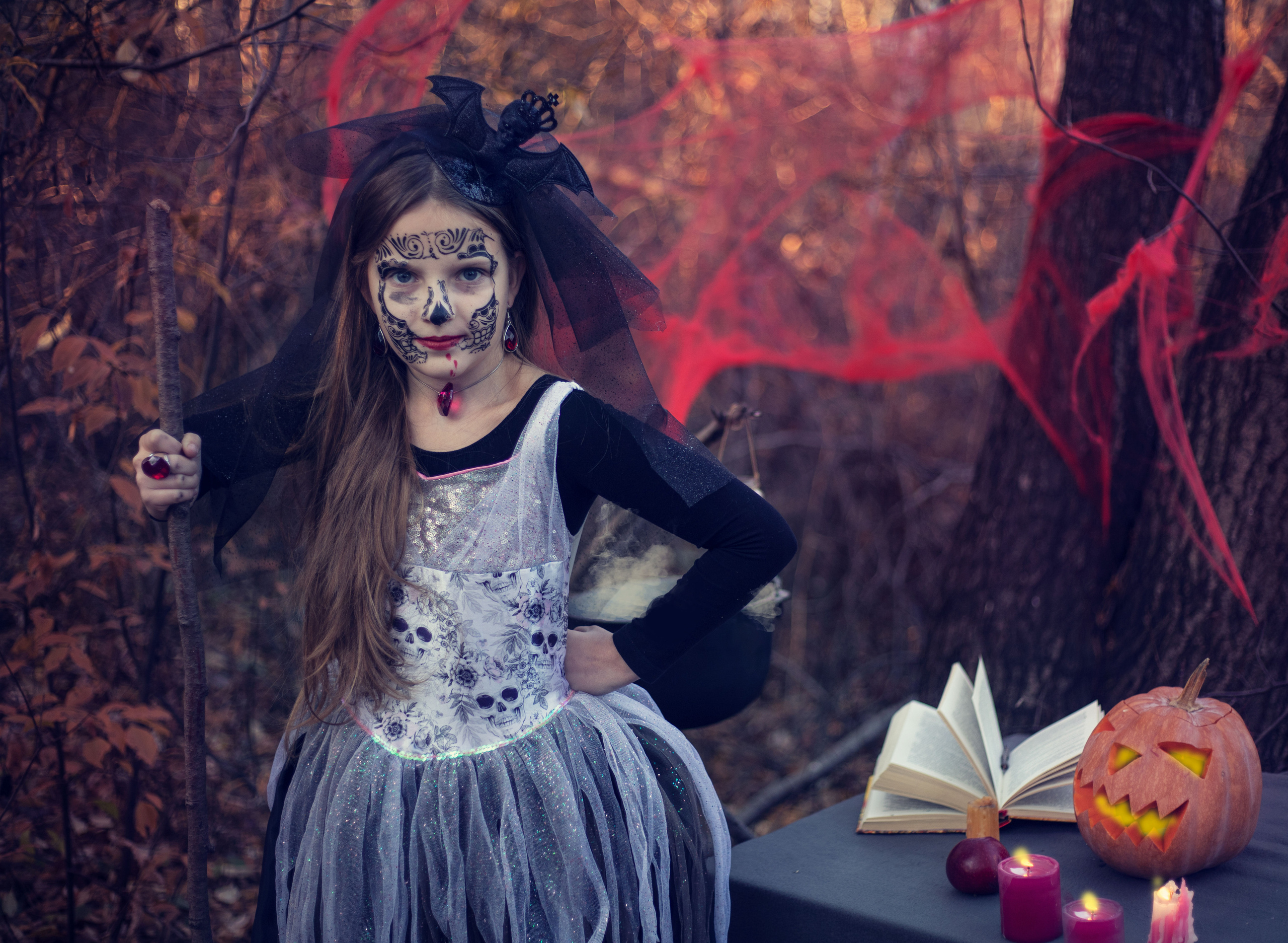 Мистический лес в Helloween вечер. Сімейний та дитячий фотограф Київ, Ірпінь, Буча — Галина Пивоварова