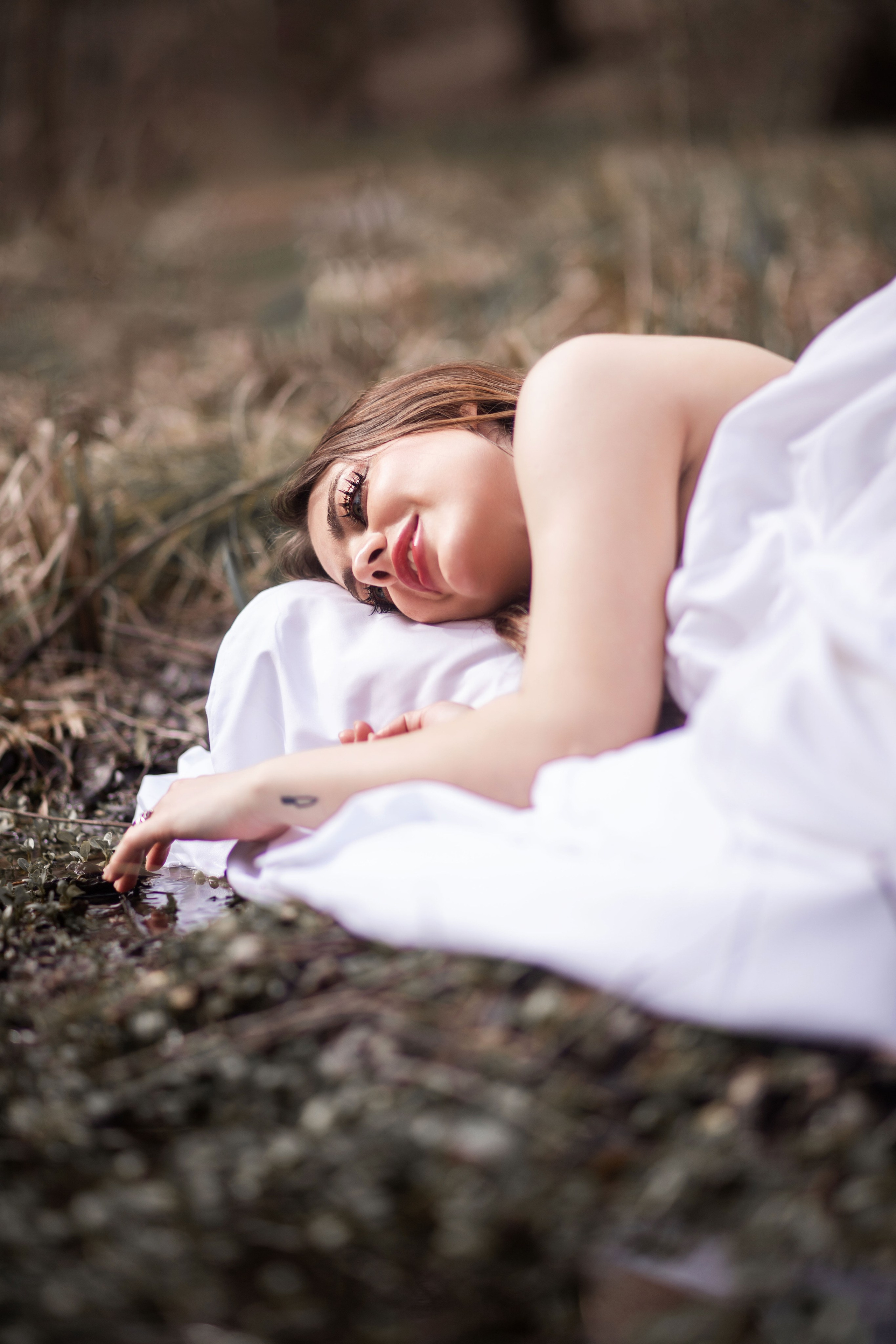 Жіноча фотосесія з Олесею «Весняне пробудження». Сімейний та дитячий фотограф Київ, Ірпінь, Буча — Галина Пивоварова