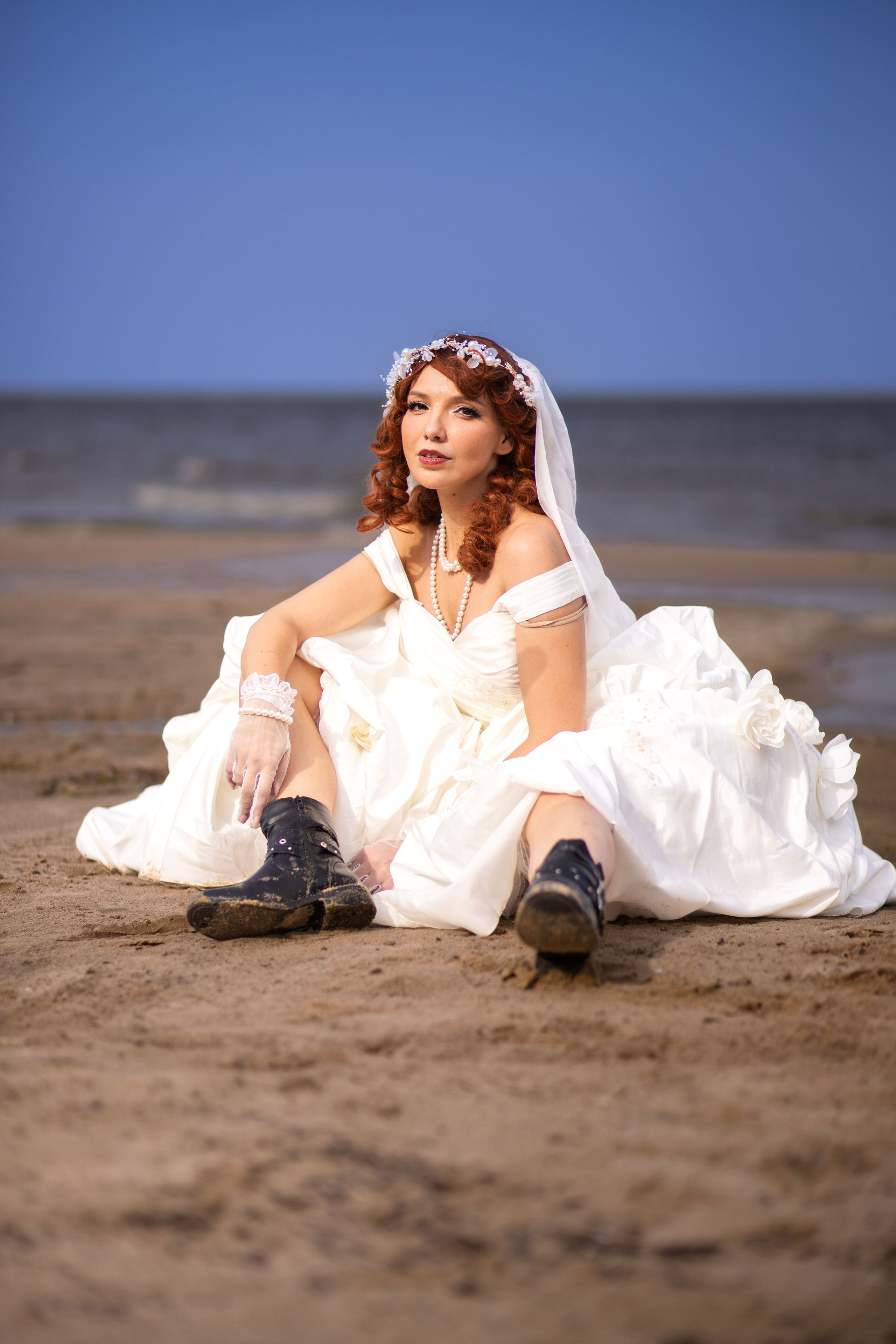 Передвесільна фотопрогулянка по побережжю з Євою. Сімейний та дитячий фотограф Київ, Ірпінь, Буча — Галина Пивоварова