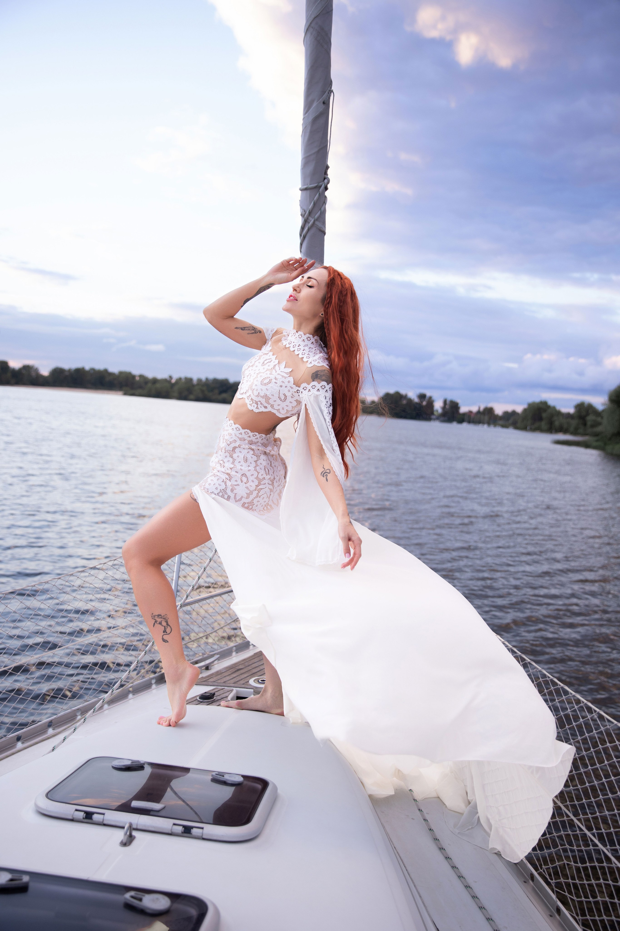 Фотопрогулянка яхтою з Ксенією. Сімейний та дитячий фотограф Київ, Ірпінь, Буча — Галина Пивоварова
