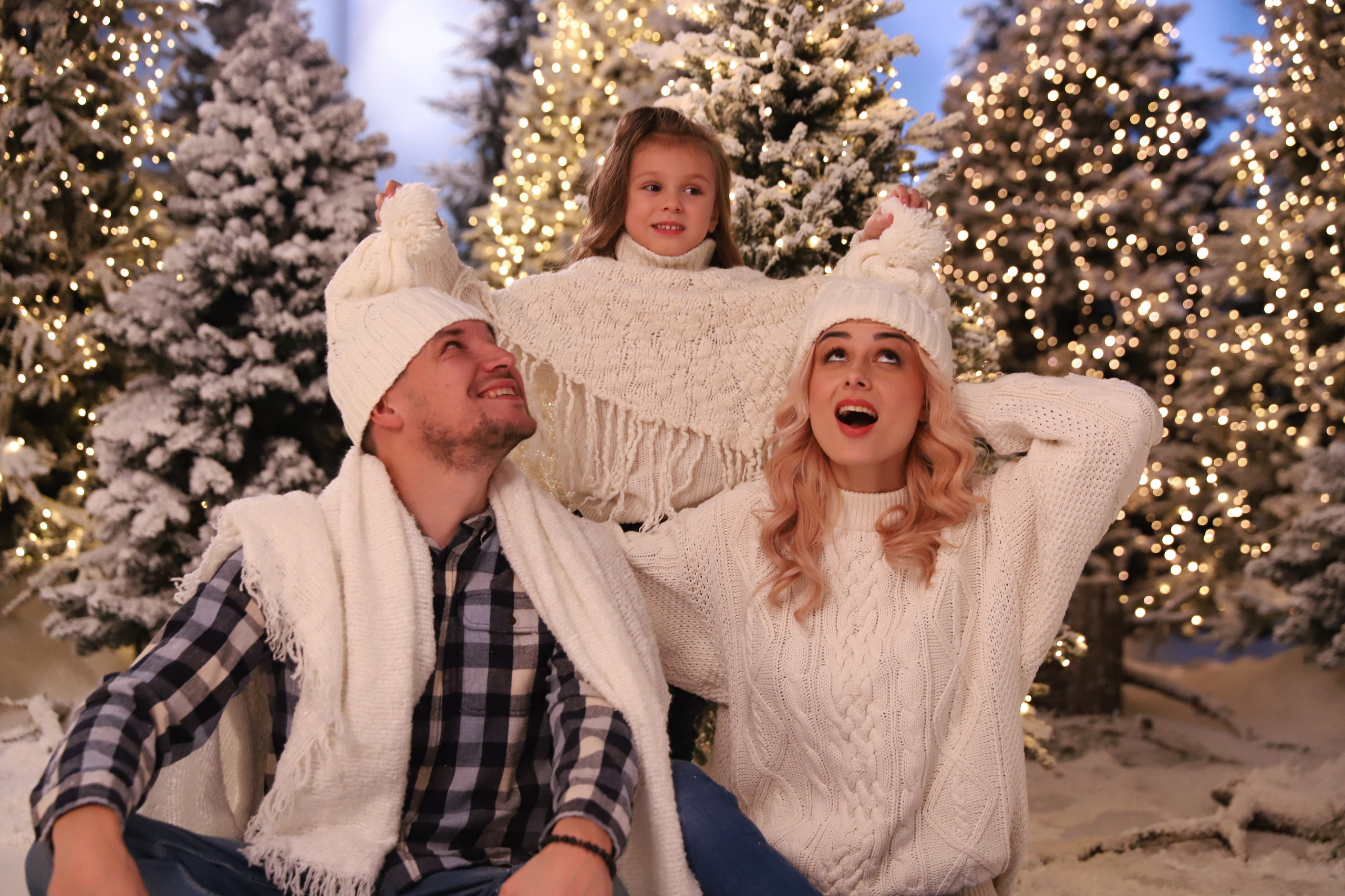 Фотосессия в заснеженном лесу. Сімейний та дитячий фотограф Київ, Ірпінь, Буча — Галина Пивоварова