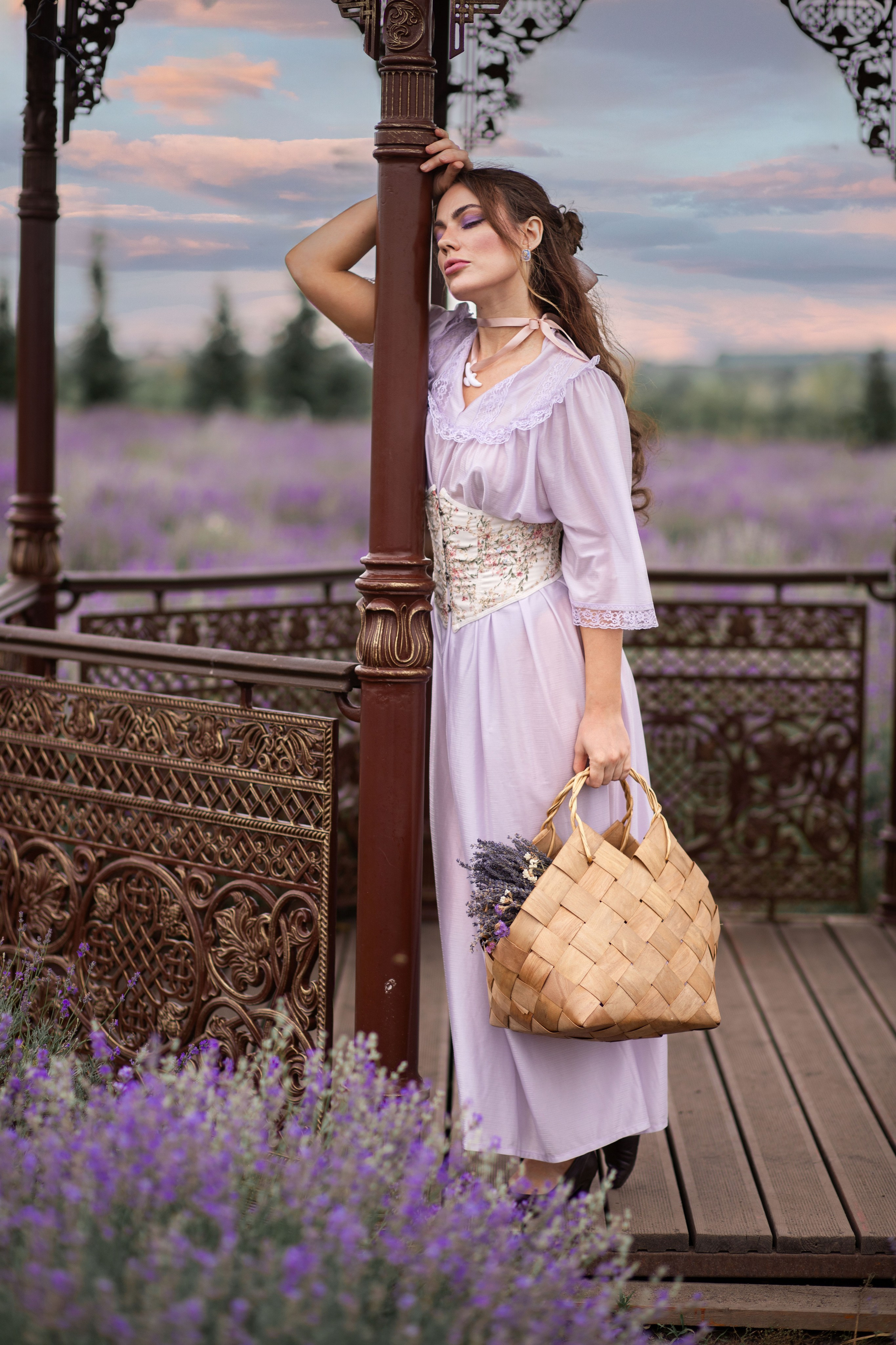 Лавандовий вечір з Олесею. Сімейний та дитячий фотограф Київ, Ірпінь, Буча — Галина Пивоварова