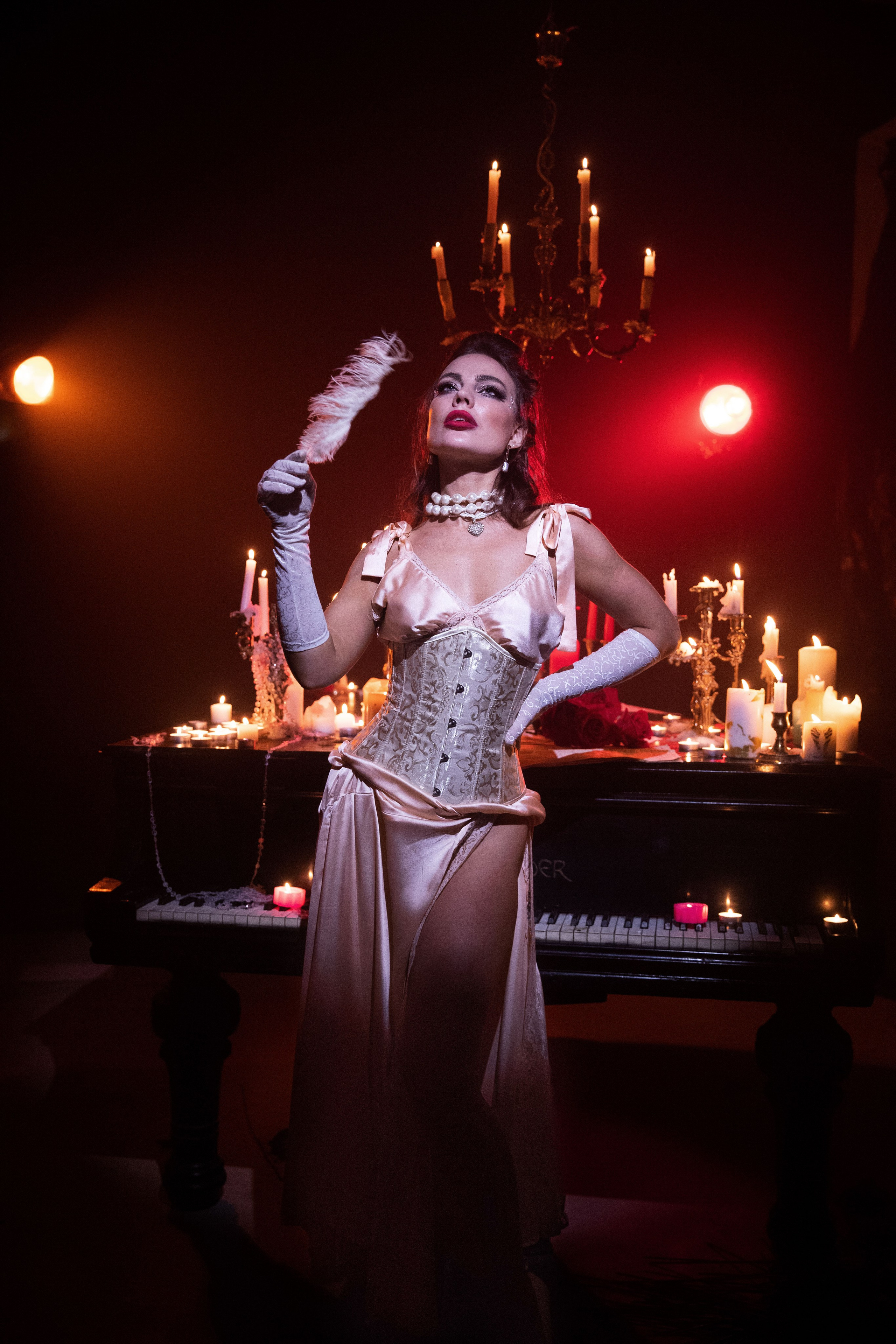 Жіноча фотозйомка «Будуар при свічках». Сімейний та дитячий фотограф Київ, Ірпінь, Буча — Галина Пивоварова