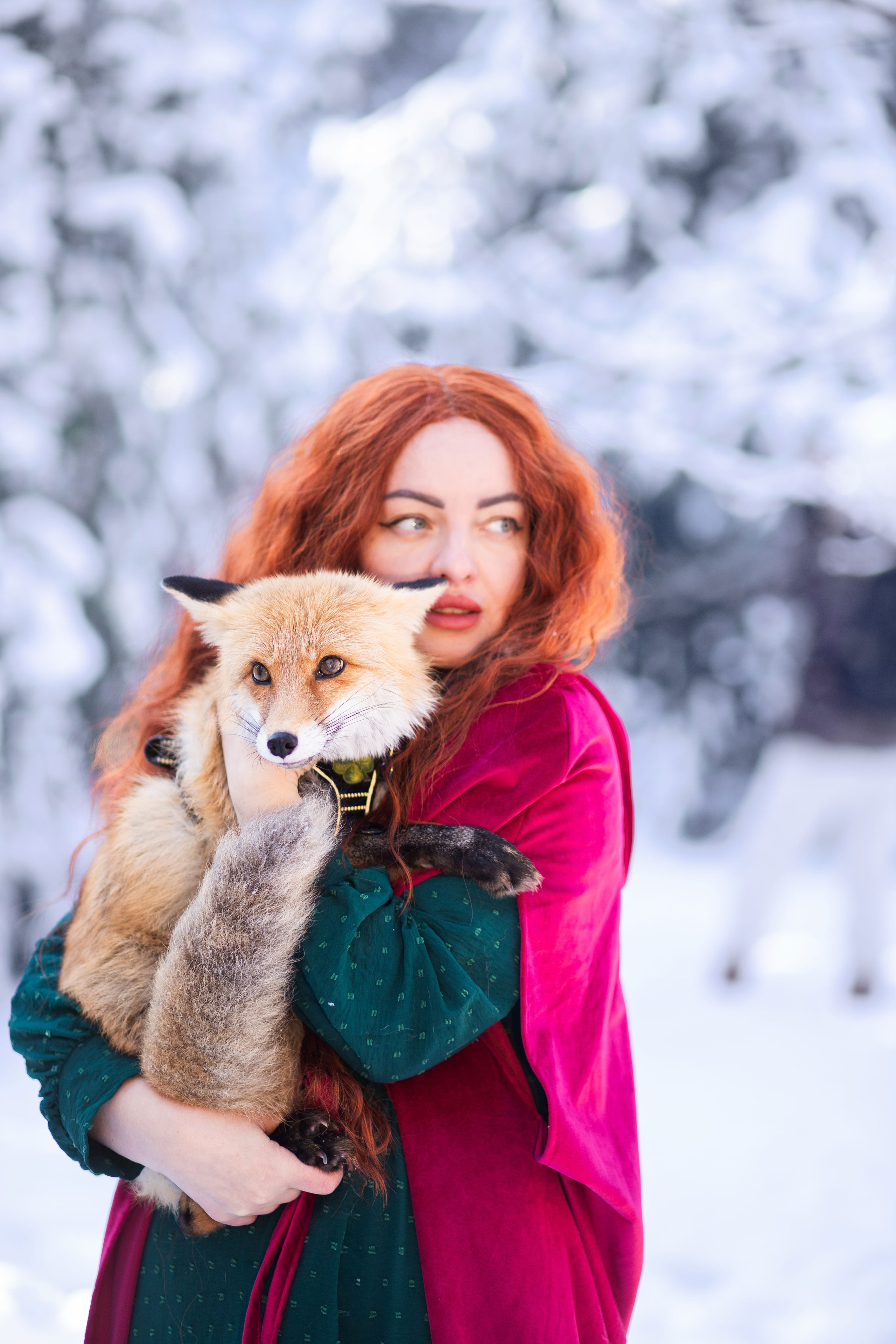Фотозйомка в зимовому лісі з Яною. Сімейний та дитячий фотограф Київ, Ірпінь, Буча — Галина Пивоварова