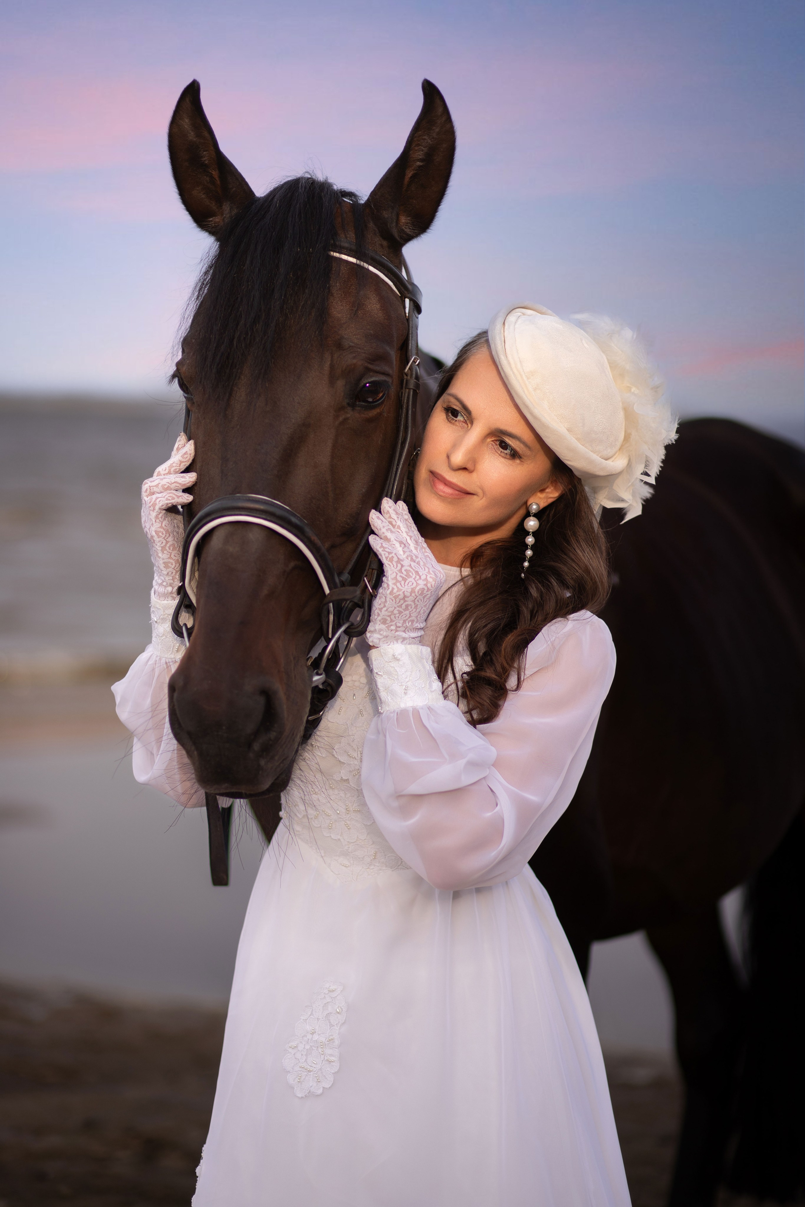 Фотосесія з кіньми на березі моря. Сімейний та дитячий фотограф Київ, Ірпінь, Буча — Галина Пивоварова